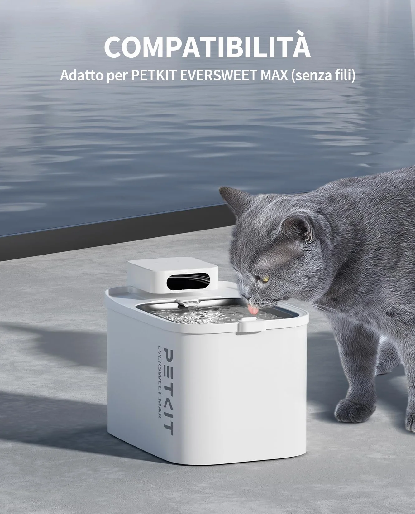 PETKIT EVERSWEET MAX Filtri, Filtri Fontanella per Gatti, 5 Pezzi Filtro per Fontana per Gatti,Carbone Attivo,Filtrazione Altamente Efficiente