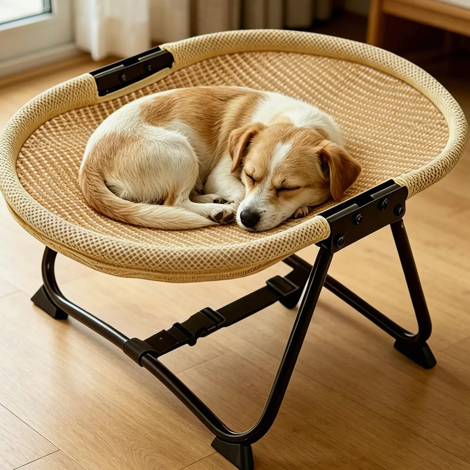 Generico Rialzato per Cani Tappetino Pieghevole Traspirante | Rialzato da Campeggio per Gatti e Cuccioli Adatto A Cuccioli, , , Interno, Casa, Giardino, Viaggio, Campeggio, Spiaggia,