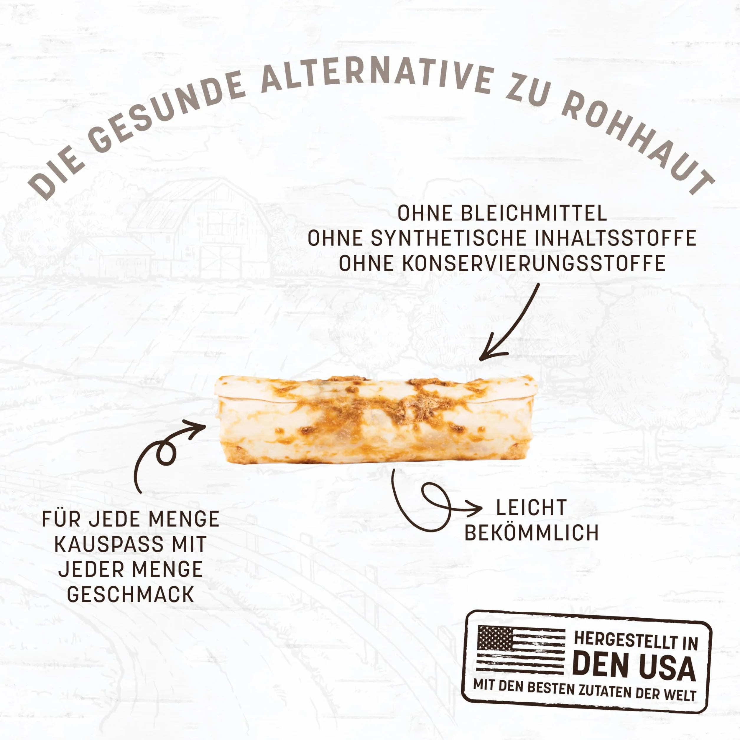 Earth Animal Piccole ossa da masticare per cani No Hide Stix con salmone naturale e senza pelle, ossa da masticare a lunga durata | Dolcetti per cani piccoli (confezioni da 1)