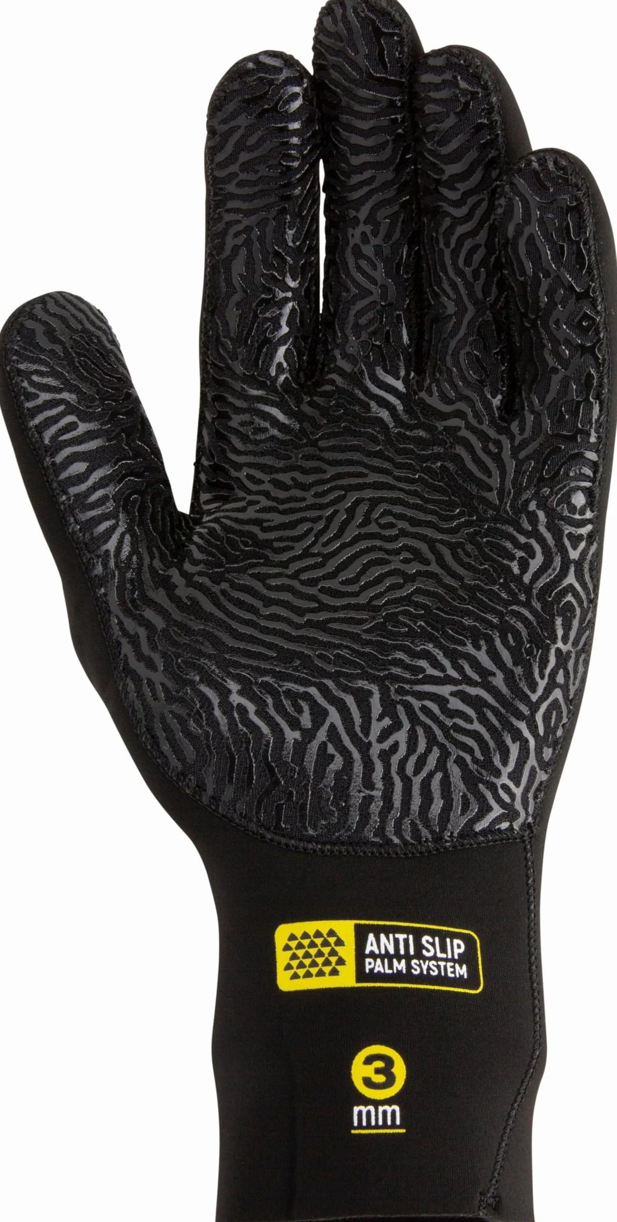 CRESSI Cruz Gloves 3mm - Guanti per Immersione in Neoprene Nero 3mm Anti Slip Palm System, Adulto Unisex