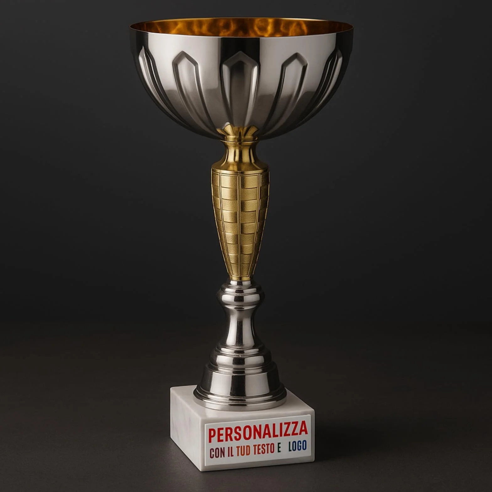D&Vlab Coppe Trofei Personalizzati Premiazioni con Targhetta Inclusa per 1º‑2º‑3º 4° 5° Posto 39 36 33 29 28 cm – Ideali per Sport, Eventi, Fantacalcio, Calcio, Tennis, Padel, Bigliardo e Giochi