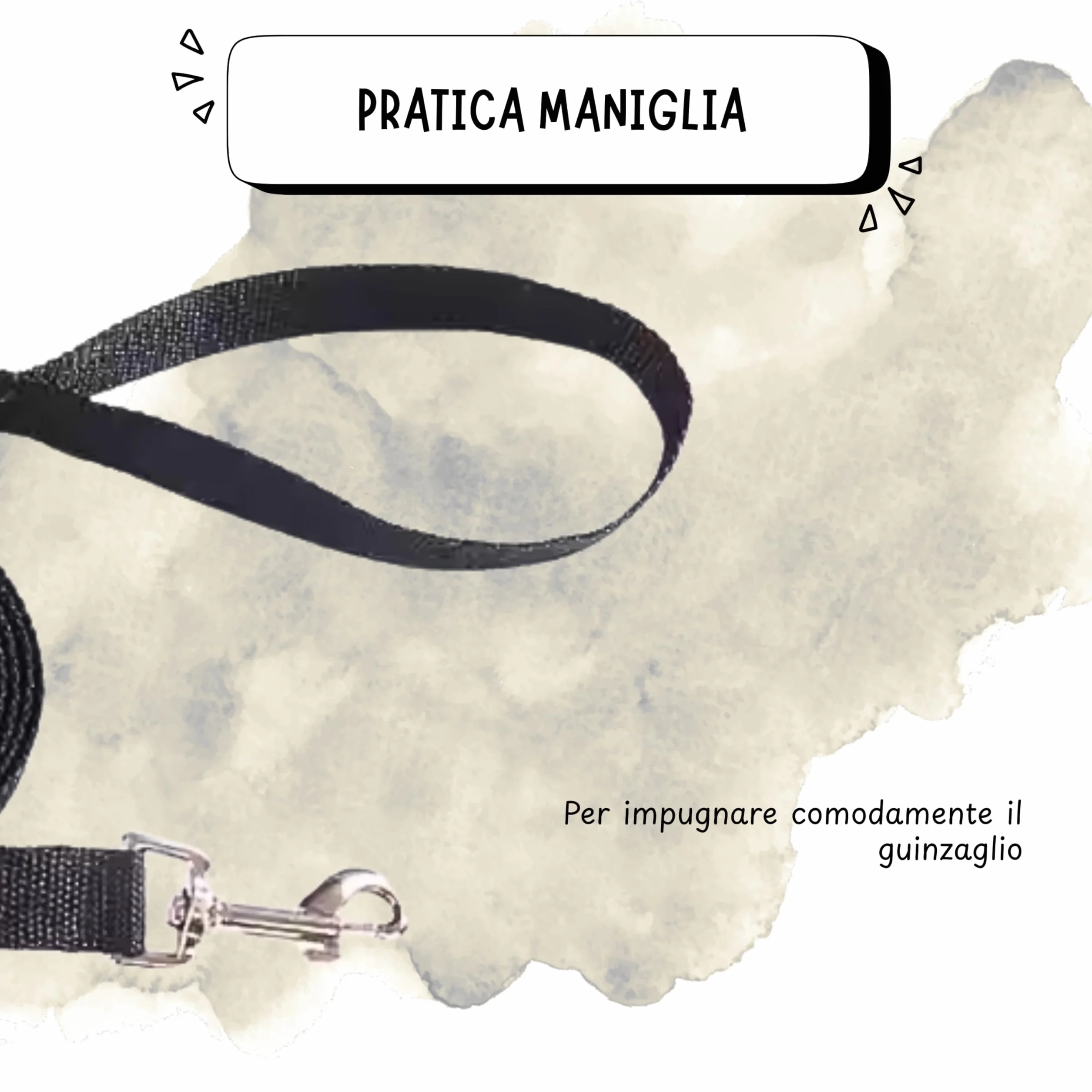 Lunghina Cane 10 Metri in Nylon Resistente – Guinzaglio Addestramento per Cani con Moschettone Girevole Antigroviglio - Nero