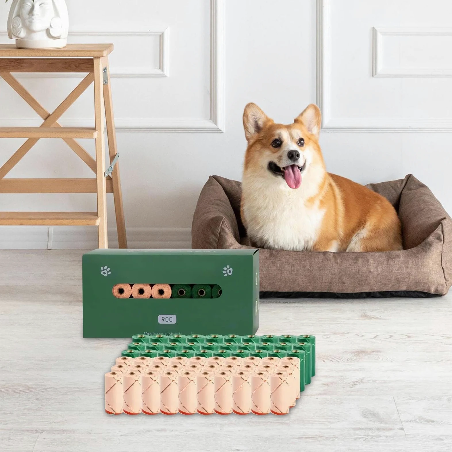 Sacchetti Igienici per Cani Distributore, Portasacchetti, Antigoccia, | Sacchetti Per Cani Per Animali Lettiera Gatti Pannolini Cuccioli Esterno Viaggio Passeggiate Appartamento