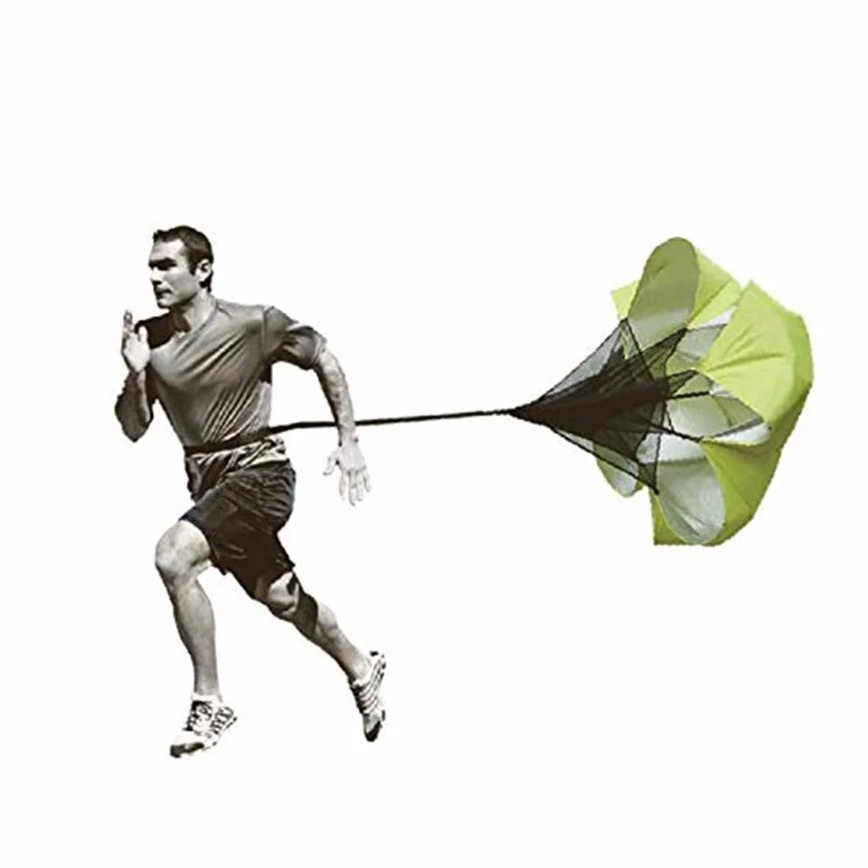 Paracadute di Resistenza Allenamento Calcio Resistenza Paracadute per Il Fitness per Migliorare velocità, Resistenza, Forza e Accelerazione(Verde)