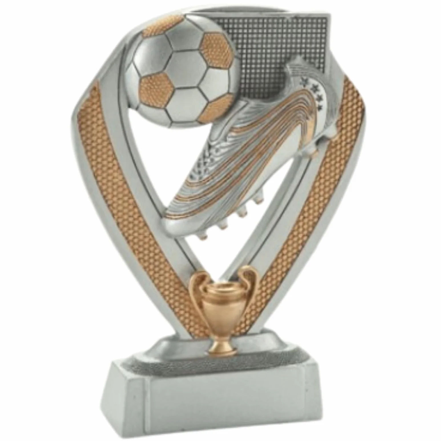 Coppe Premiazioni per Tutti Gli Sport, Statuette e Premi per Fantacalcio, Calcio, Padel, Tennis, Basket, Volley, Partecipazione, 18 cm