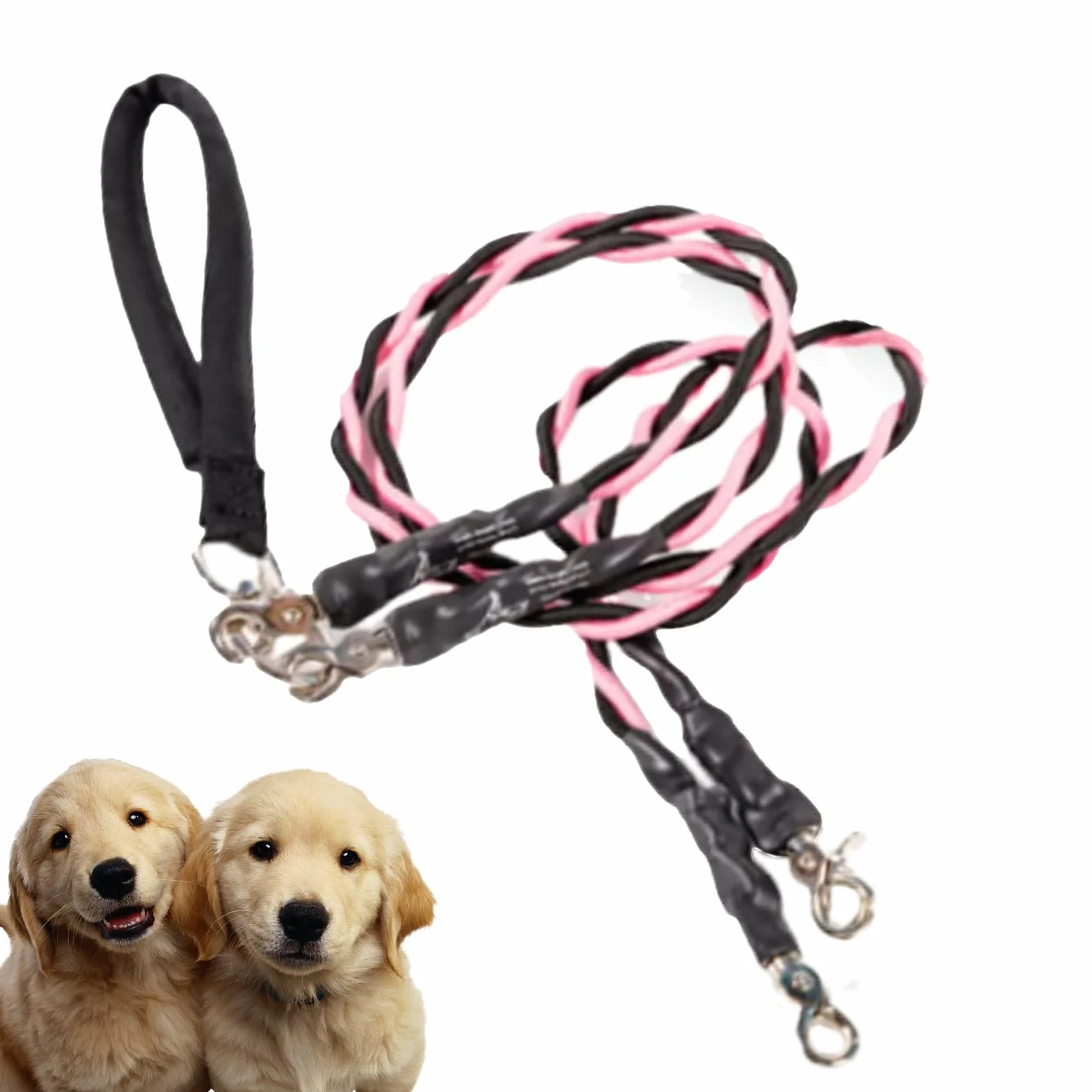 Corde per Cani - Guinzaglio Doppio per Passeggiate con Animali Domestici | Accessori per Animali Domestici Resistente Durevole Comodo per Spiaggia Addestramento Sicurezza Migliorata