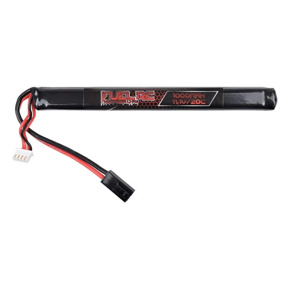 F U E L Batteria Fucile Softair LI-PO 11.1V X 1000MAH 20C Super Slim Stick FL-11.1X1000