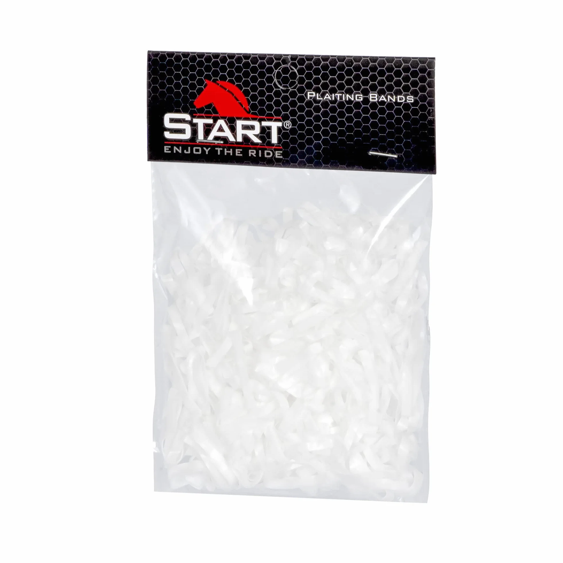 Start Elastici in Silicone per Criniera Cavallo – Set 500 pz - Morbidi, Resistenti, Delicati sul Pelo per Trecce Perfette (Bianco)
