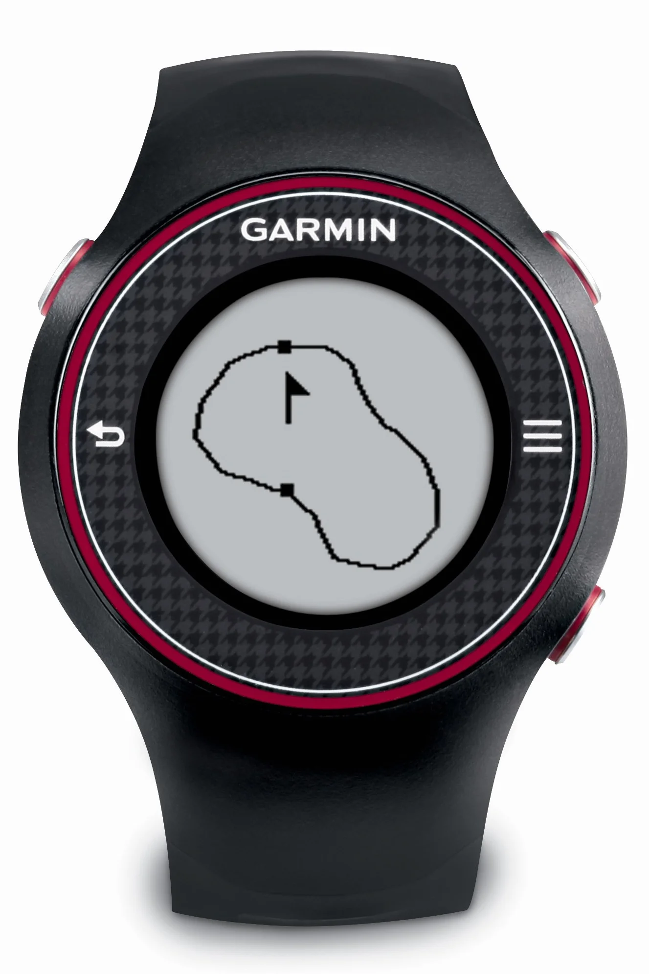 Garmin Approach S3 Orologio GPS Golf, Nero/Rosso