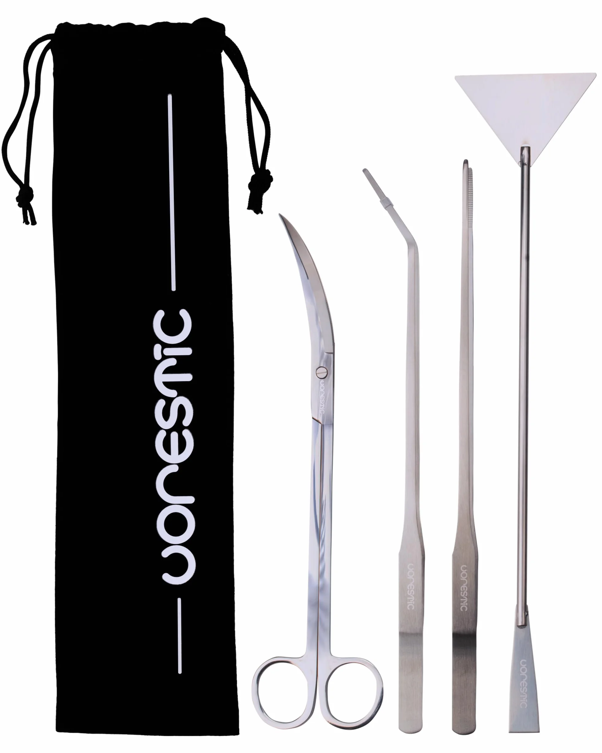 VORSTIC 4 in 1 Accessori per Acquario, Forbici, Pinze, Spatola