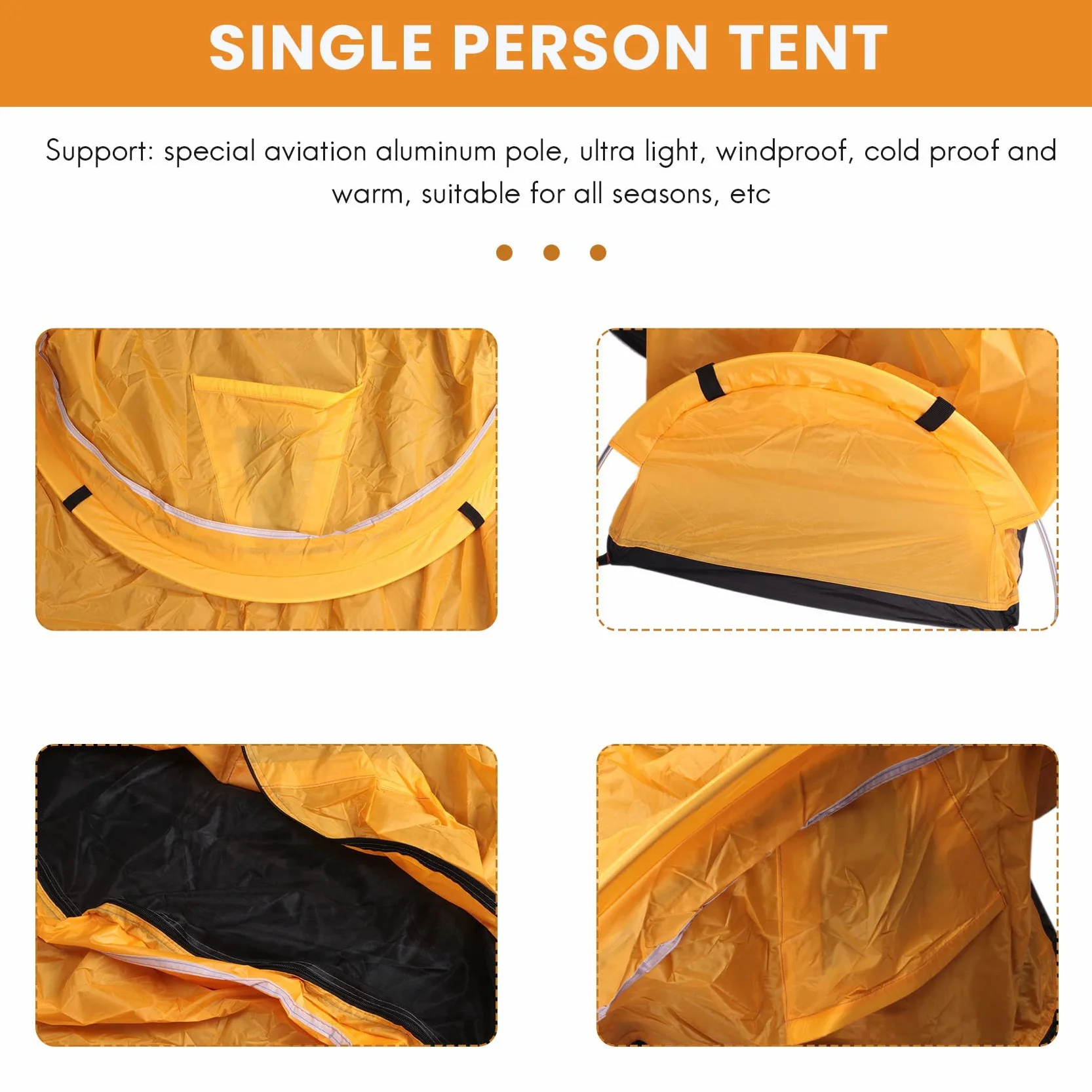 Ultralight Backpacking Bivvy Tenda Impermeabile Sacco per Viaggi