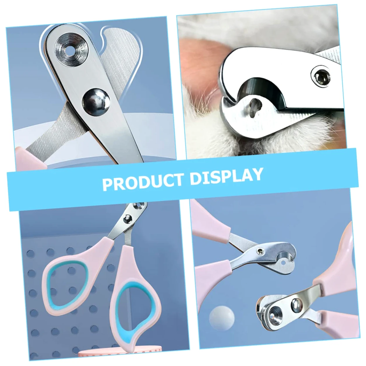 minkissy 5pezzi Tagliaunghie per e Strumento Rifinitura Unghie e Facile Usare Design Antiscivolo Inossidabile e Resistente per Unghie Piccole