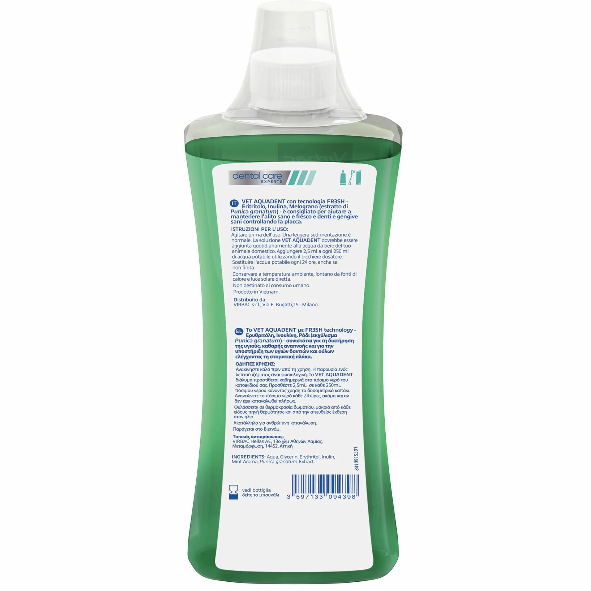 Virbac - Vet Aquadent, 500 ml