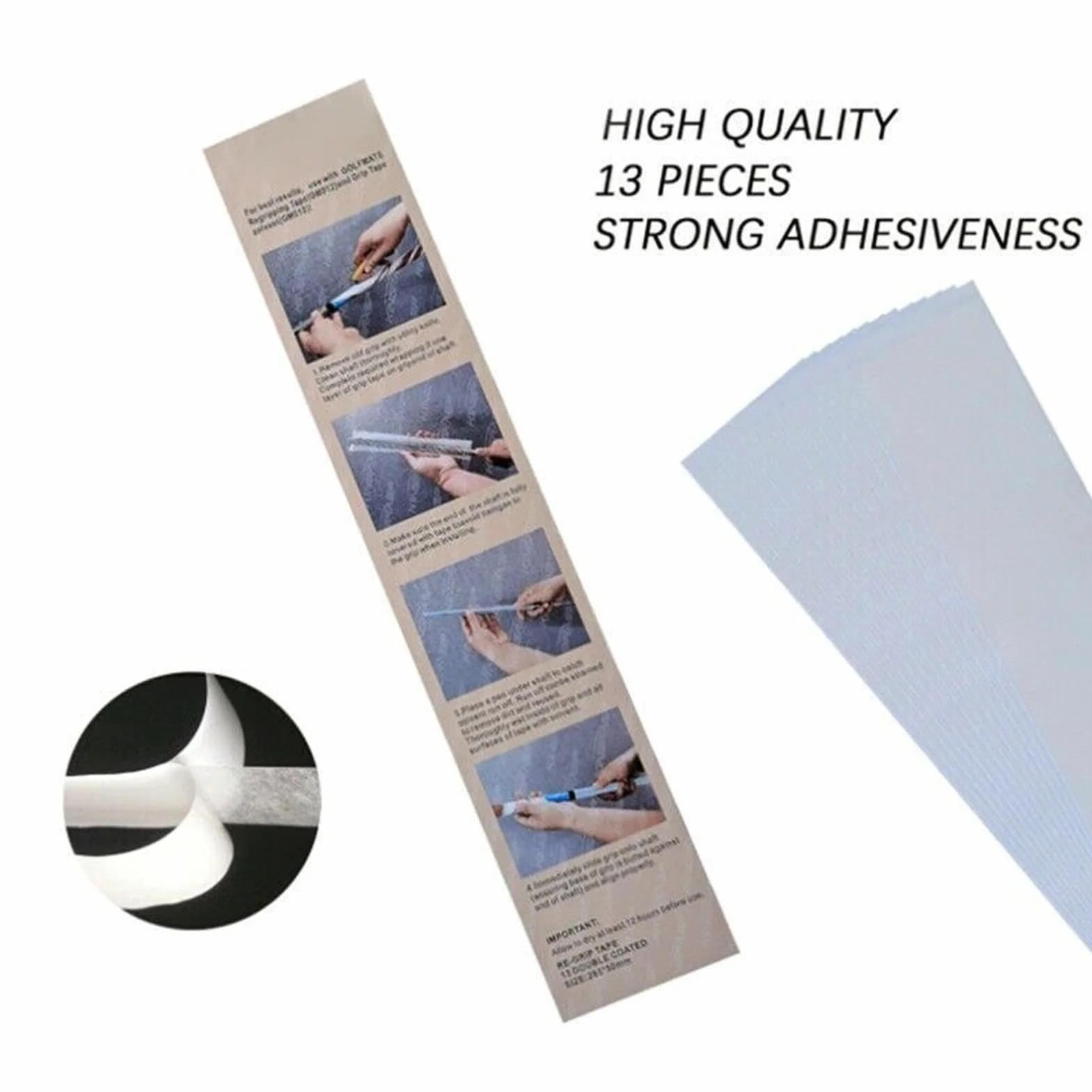 Grip Solvent Golf Grip Tape Strips - Set di ricambio per mazze da golf