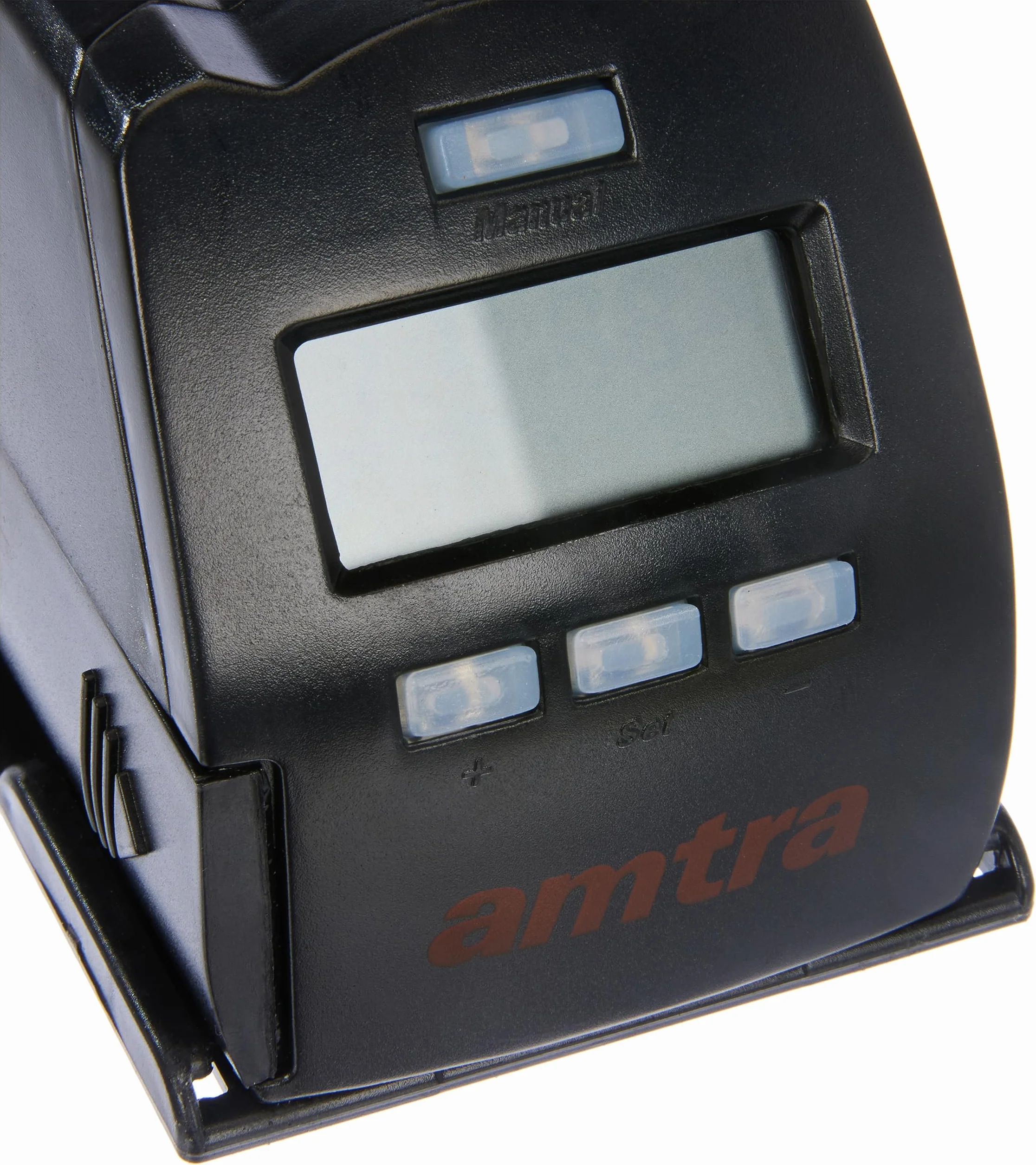 Amtra Autofood 24Deluxe - Mangiatoia Automatica Acquario Per Mangime Pesci con Timer Digitale Programmabile - Aggiungilo ai tuoi Accessori per Acquario (Colore Nero, Pile Stilo Incluse)
