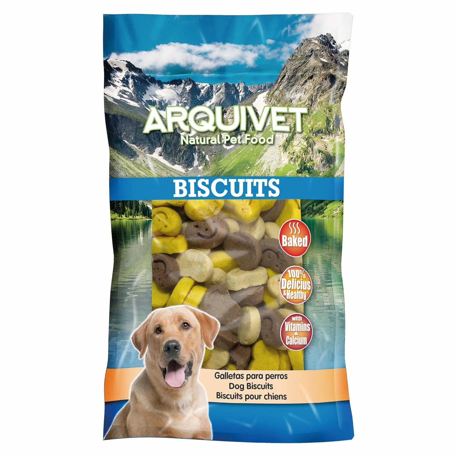 ARQUIVET Biscotti per cani "Smiles" - 200 gr- Snack per cani - Premi per cani
