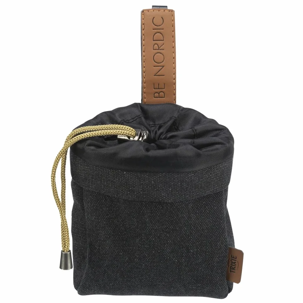 Trixie BE Nordic - Sacca per snack, Ø 10 x 14 cm, colore: Nero