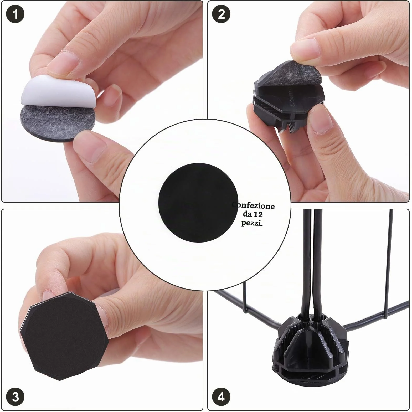 SONGMICS Recinto per Animali di Piccola Taglia, Recinzione Personalizzabile per Criceti, Conigli, Rete in Metello, Include Martelletto e Fascette, per Uso Interno, Nero LPI01H