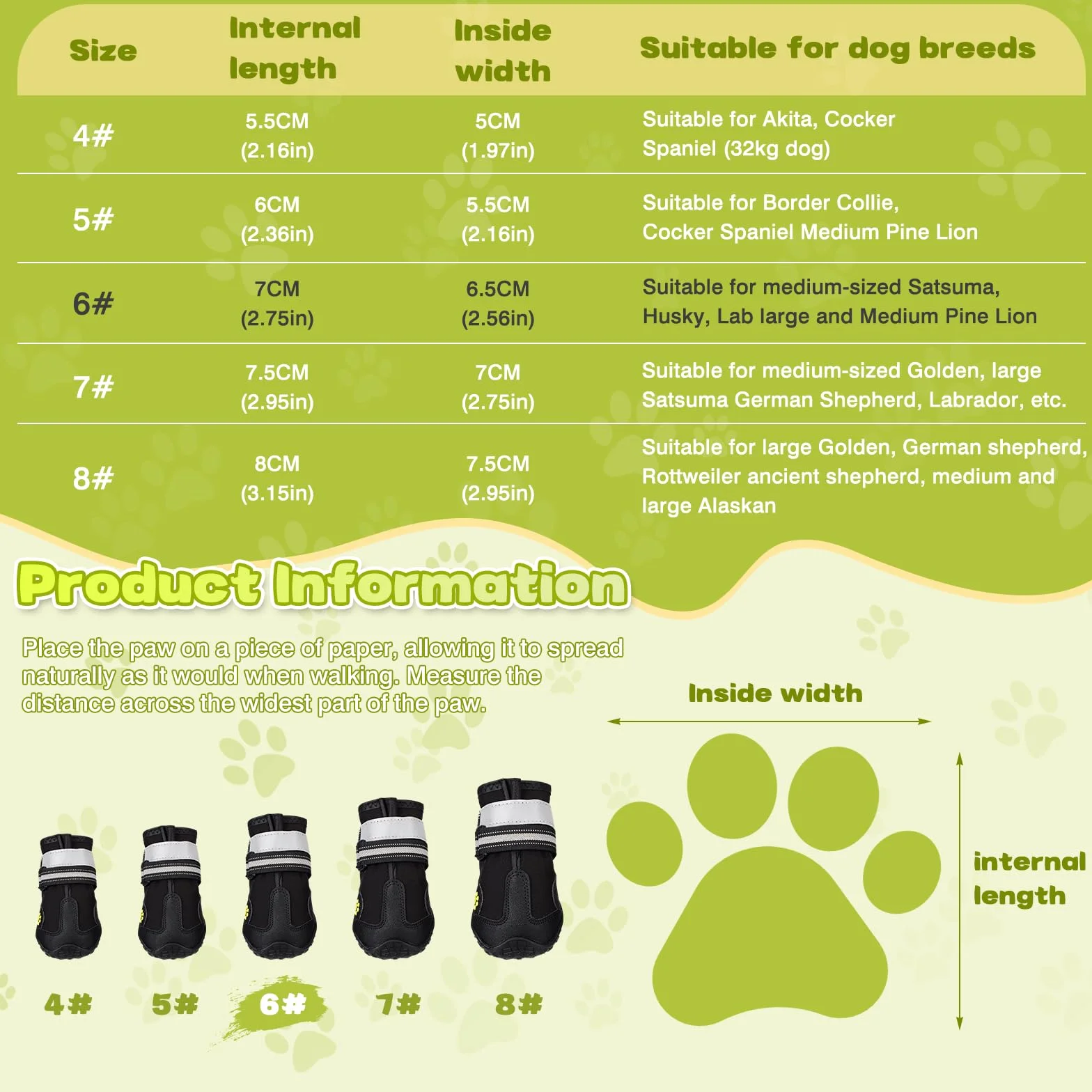 Stivali per Cani Impermeabili 4 Pezzi con Cinghie Riflettenti e Suola Antiscivolo per Cani Media e Grande