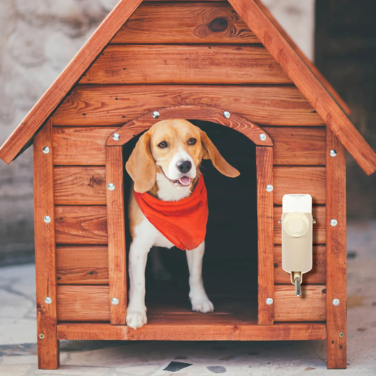 Housoutil 2pezzi Dispenser Automatico Per Criceti e Conigli Borraccia Per Animali Domestici Design Portatile e Antigoccia Facile Da Pulire e Ricaricare Adatta Per Gabbie Di Piccole