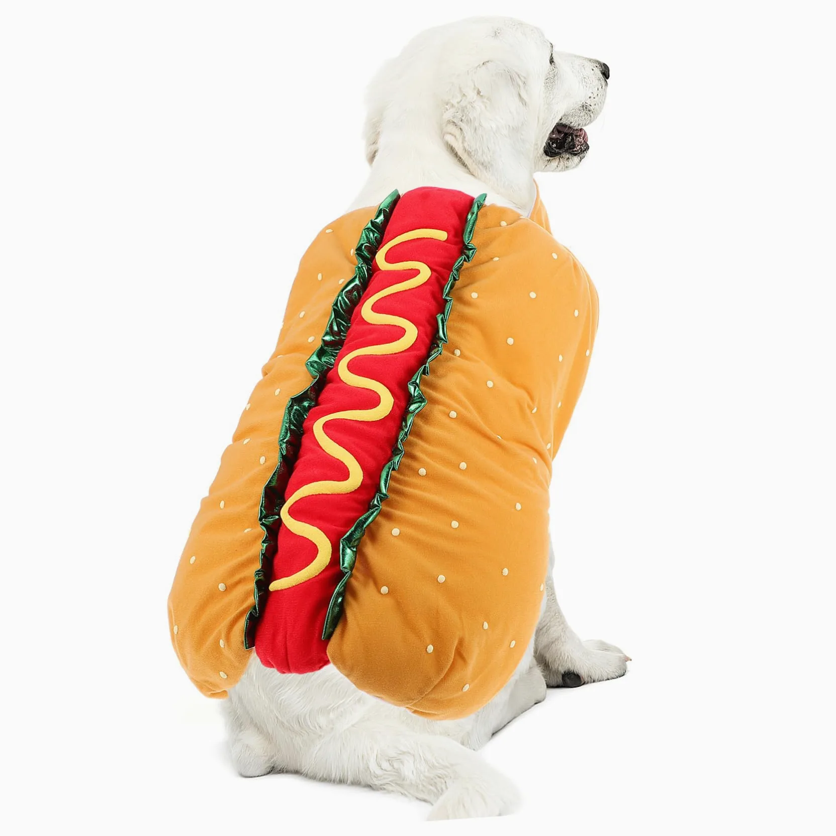 KOMBIUDA Costume Natalizio per Gatti e Cani, Abbigliamento Festivo per Feste di Natale e Halloween, Vestito Invernale in Poliestere per Animali Domestici