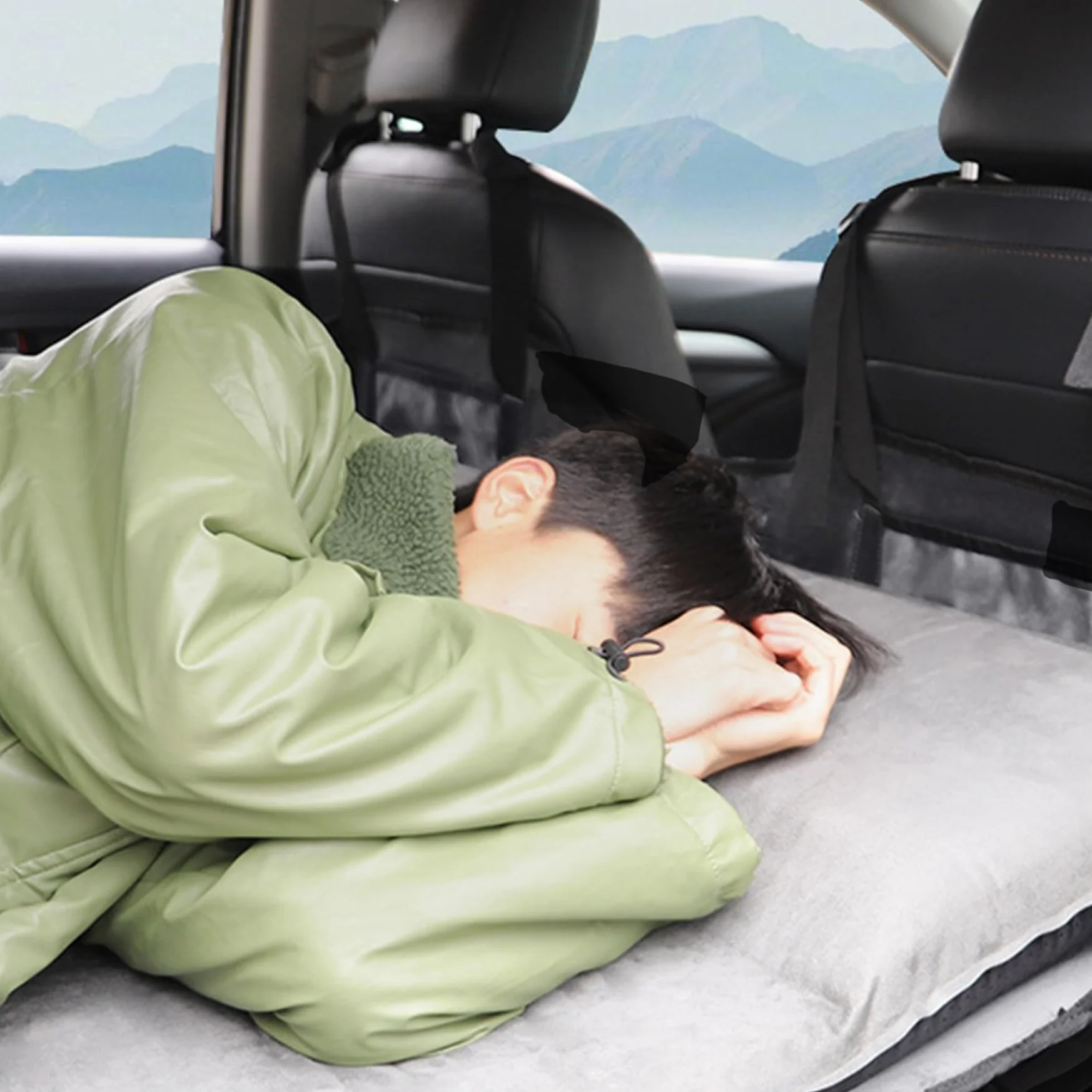 Sedile posteriore auto estensione 4 volte non gonfiabile letto posteriore con sacca stoccaggio 50x16 Extender per camion pesca campeggio
