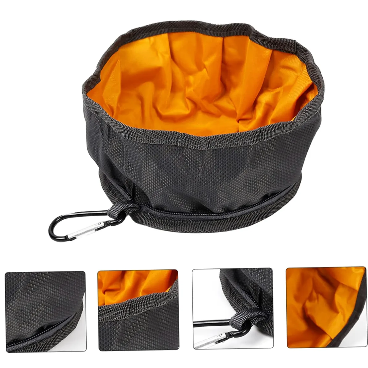 FRCOLOR 3pezzi Ciotola Pet Foldable Per Alimentazione All Aperto Materiale Colore Random Per Escursioni e Campeggio