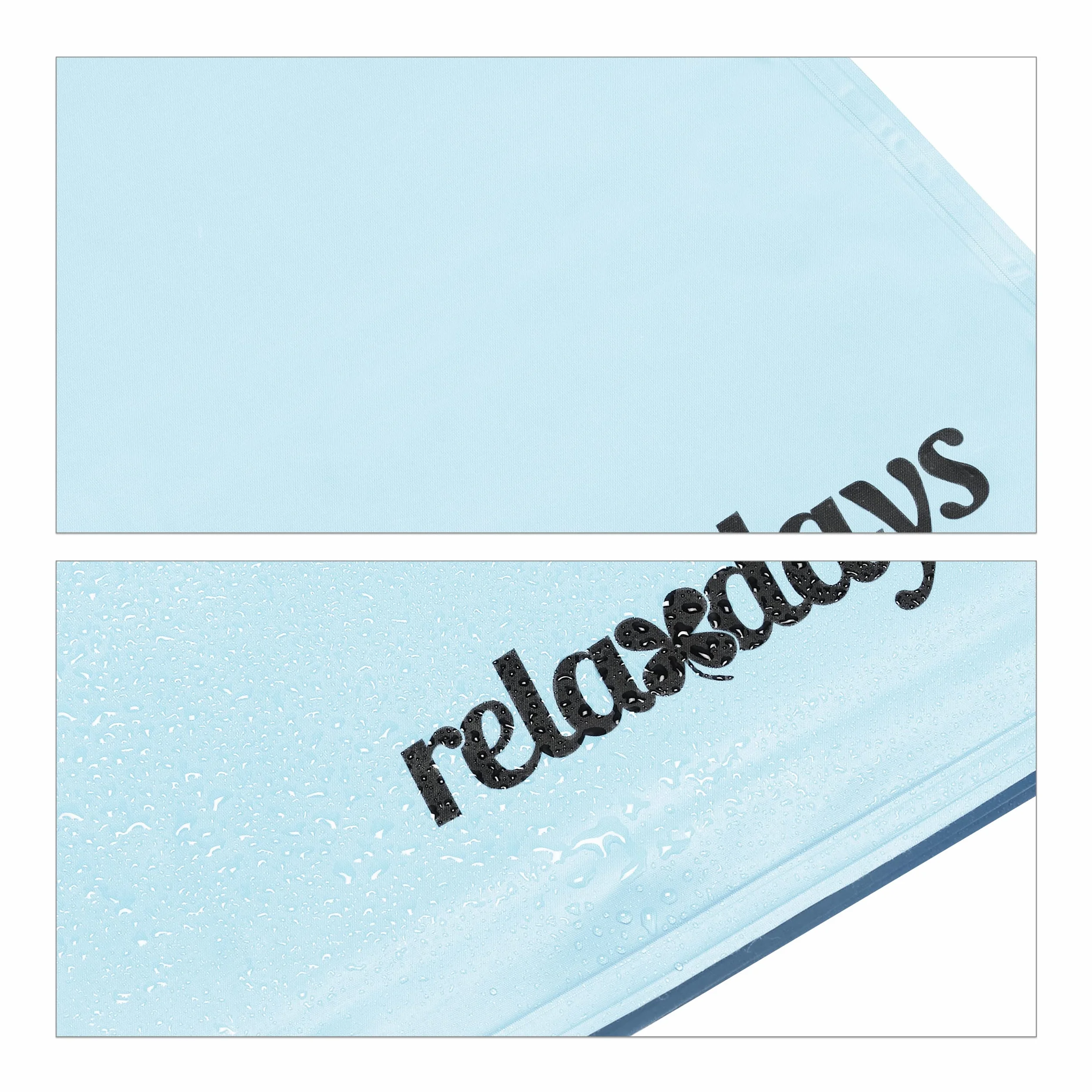 Relaxdays Tappetino Refrigerante per Cani 60 x 100 cm Gel Azzurro