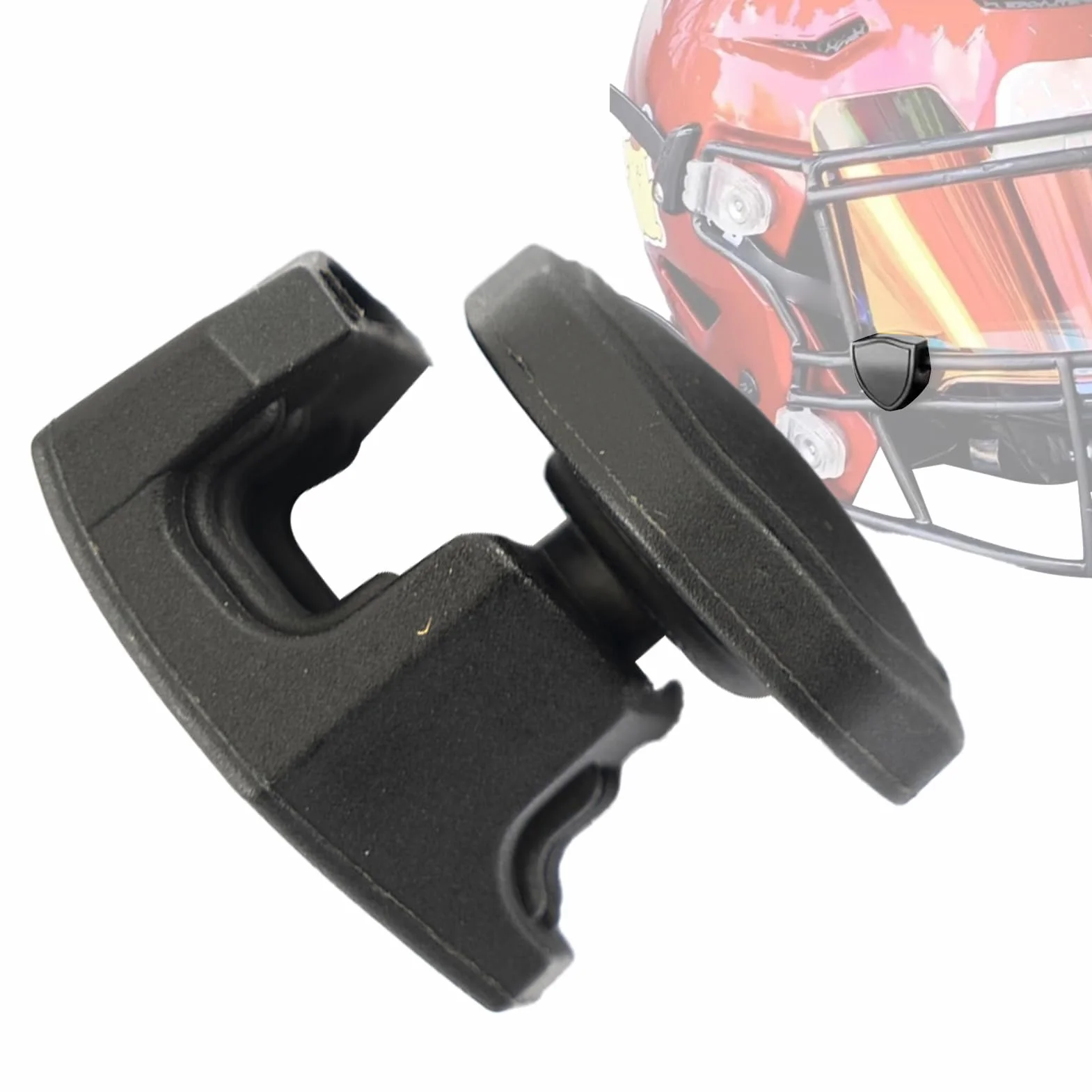 Clip per visiera da calcio, set di riparazione per caschi da calcio, clip per visiera da calcio, caschi, viti, elementi di fissaggio – clip per visiera da calcio, viti di ricambio, clip a sgancio