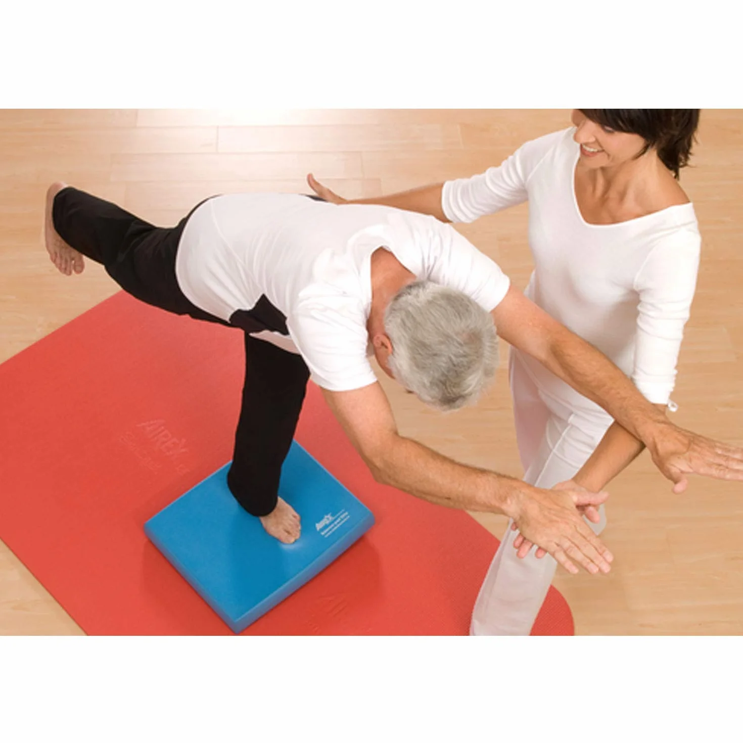 Airex Balance-Pad - Tappetino per allenamento, 48 x 40 x 6 cm, Colore: Blu