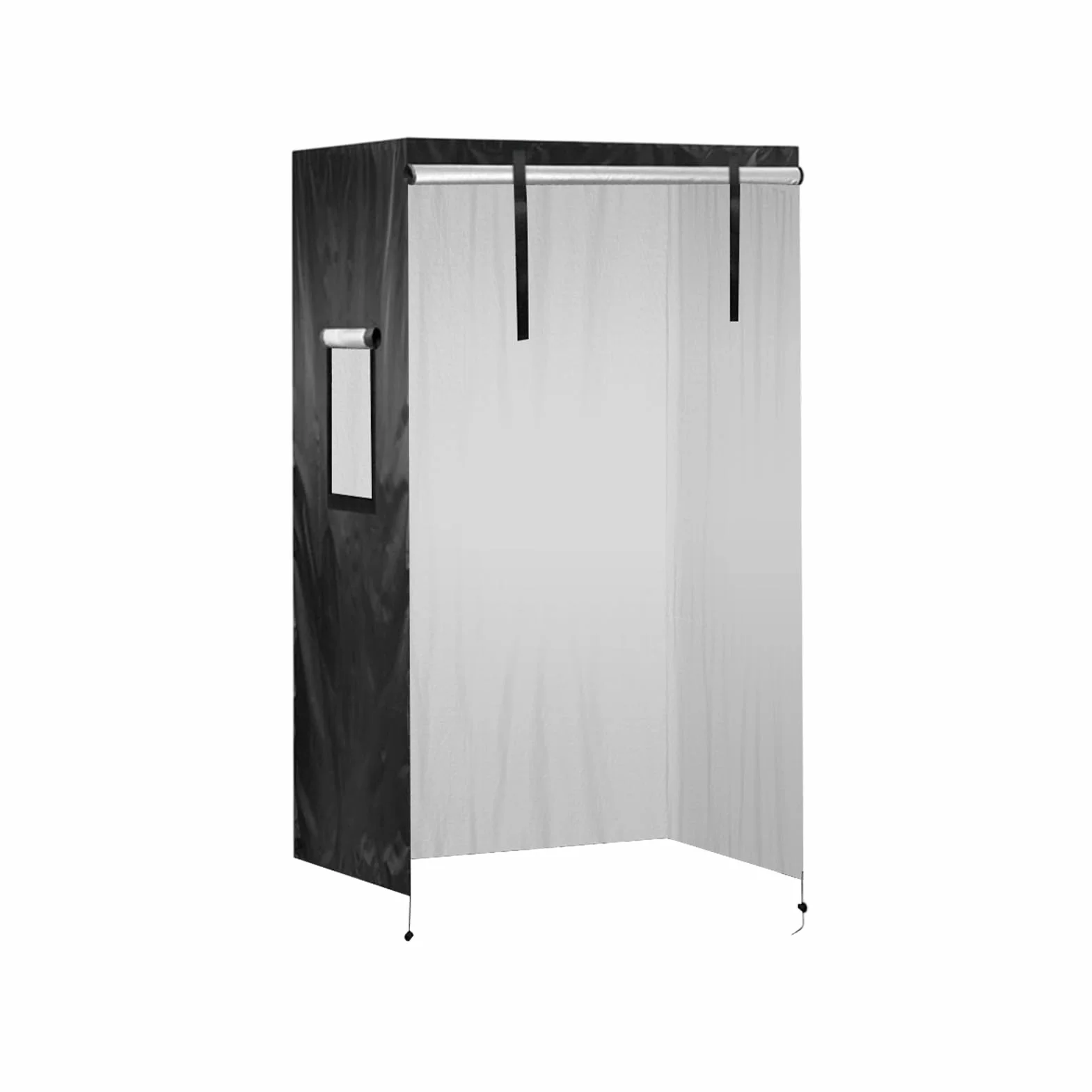 Grande copertura impermeabile traspirante per gabbia per uccelli, 96 x 60 x 130 cm, regolabile, morbida, traspirante, lavabile, protezione dall'usura (nero)