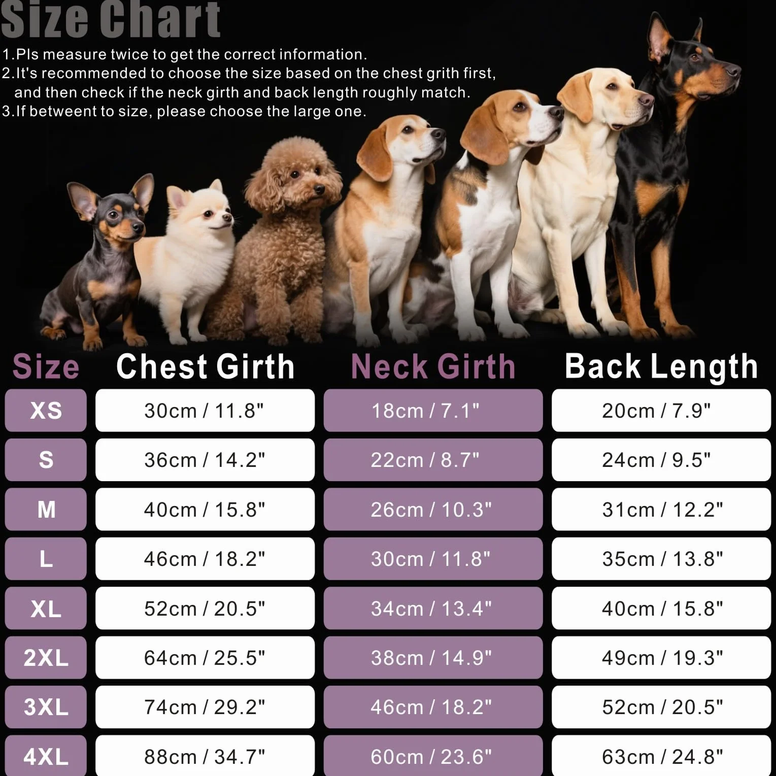 Felpe per Cani con Cappuccio Maglione Caldo per Animali Domestici XS-4XL Violetta