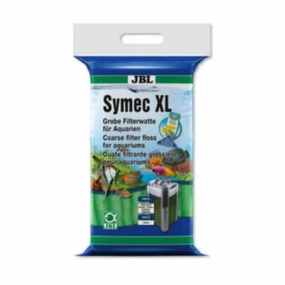 JBL Filtri in Ovatta per filtri acquari Contro Tutte Le torbidità dell'Acqua, Symec, 250 g (Confezione da 1)