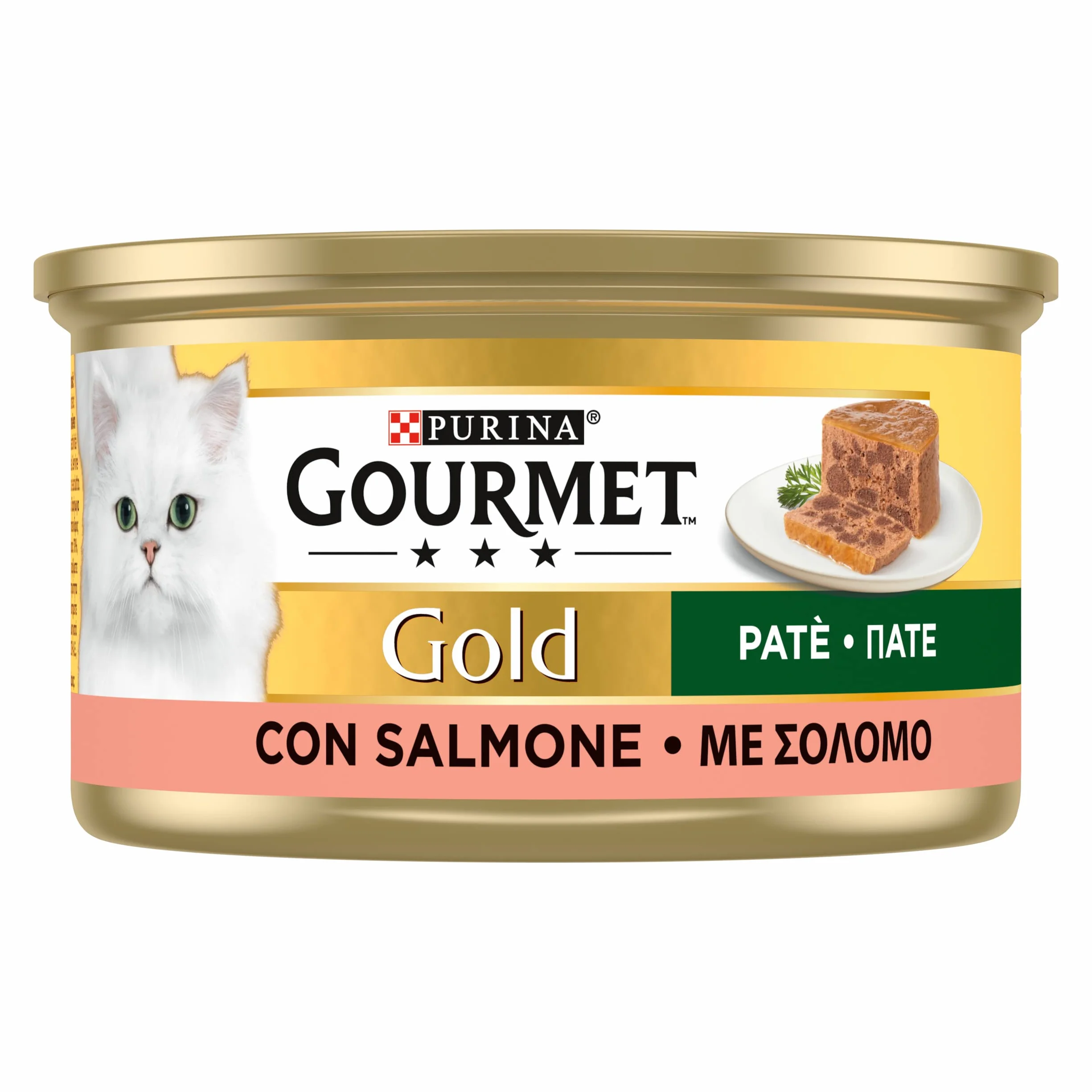GOURMET GOLD Cibo umido per gatti adulti Patè con Salmone 24 lattine da 85g
