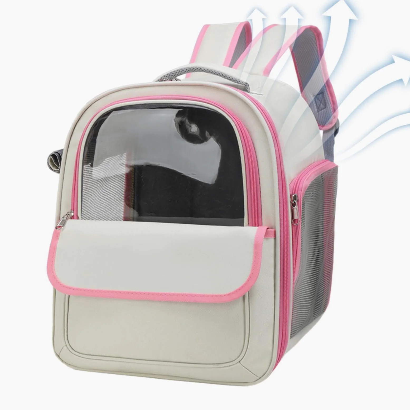 Zaino per gatti, borsa da trasporto a bolle per gatti Zaino porta cani di | Zaino portaoggetti Trasportino per cani di piccola taglia Zaino da viaggio pe