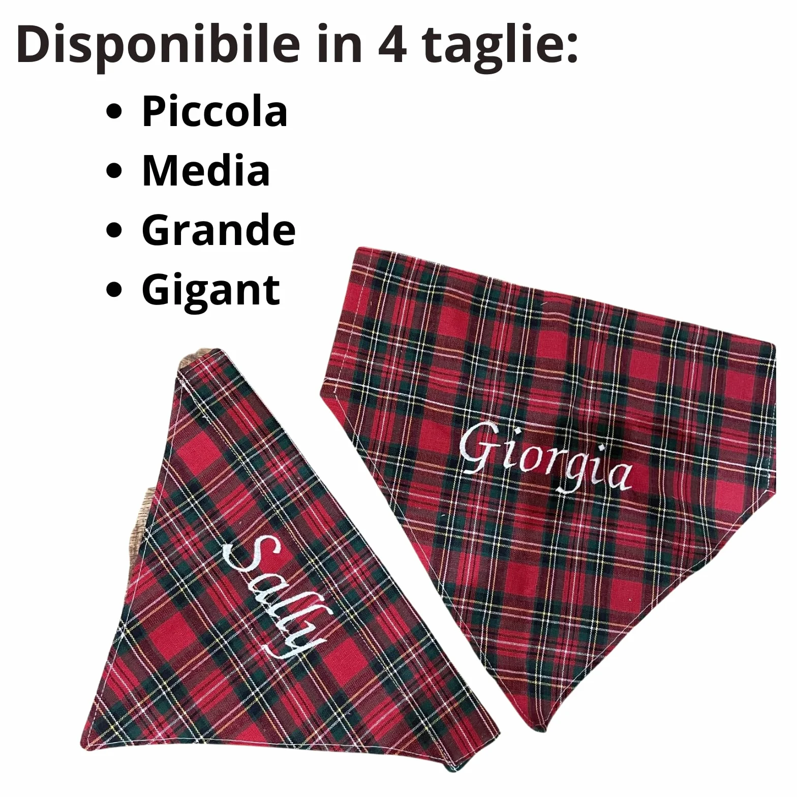 Personalizzata Bandana per cani Amici a quattro zampe Accessori
