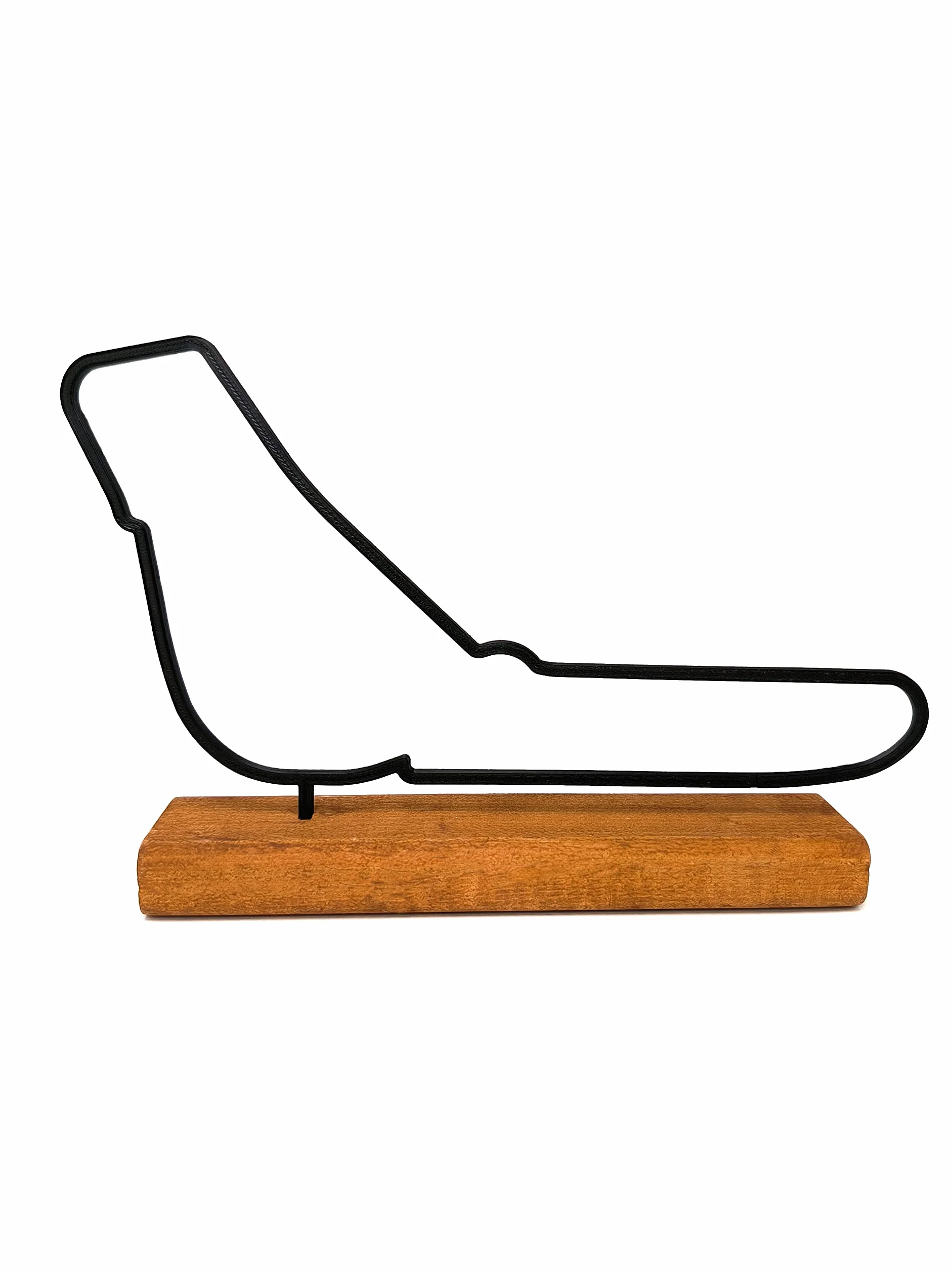 Generico Modèle de circuit de F1, Statue de circuit de Formule 1, Idée de cadeau pour un fan de Formule 1, Fil de circuit de F1 sur base en bois 20cm