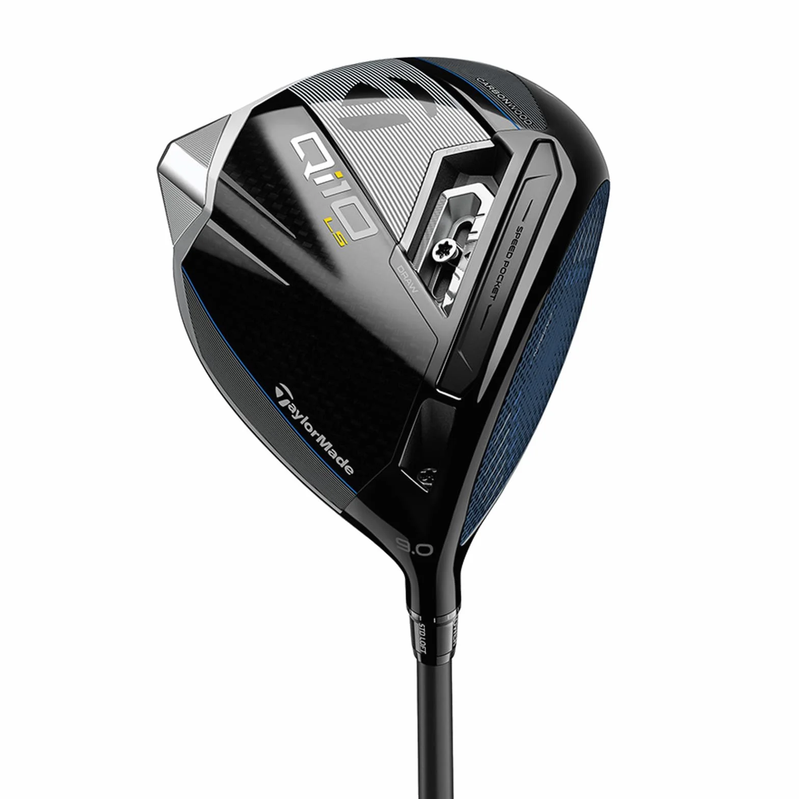 TaylorMade, Driver Qi10 LS Uomo, Argento