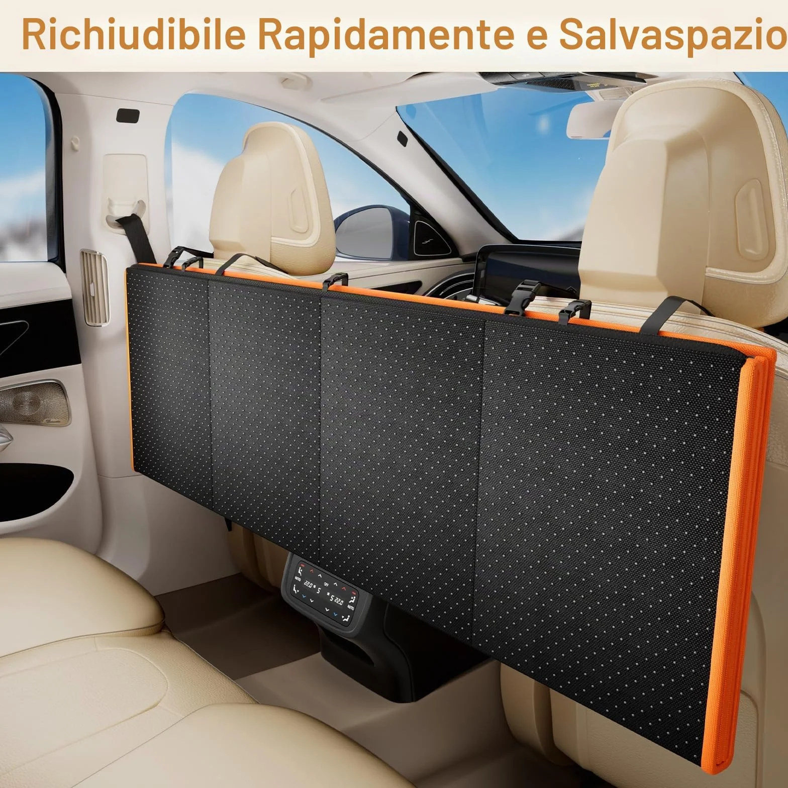 Pecute Coprisedile Auto Cani Posteriore, Estensione del Sedile Posteriore per Cani, Coprisedile per Auto per Cani con Fondo Rigido, Amaca per Cani per Lettino da Viaggio per Auto,per Auto, Camion, SUV