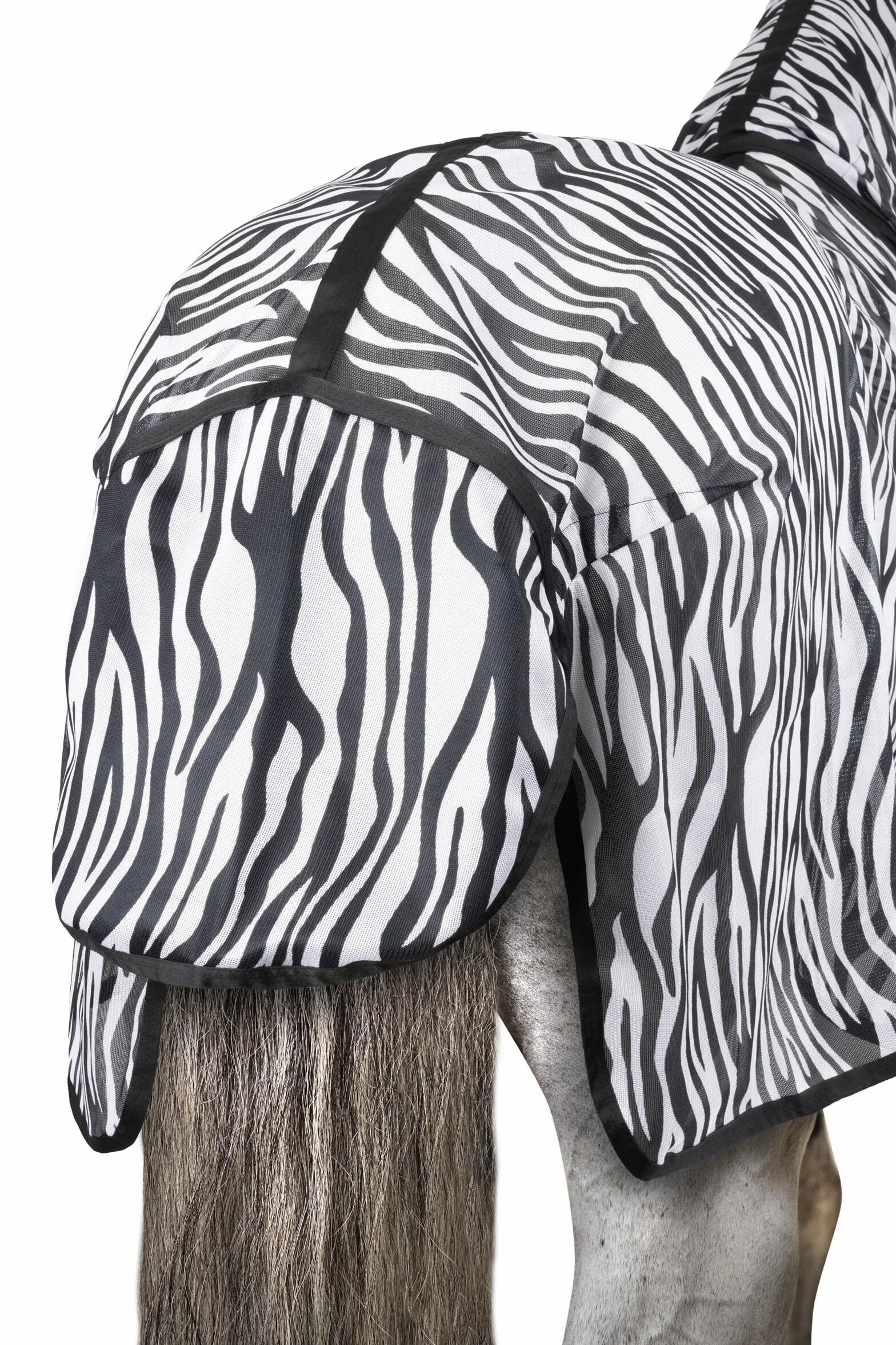 Coperta antimosche per cavalli Horze Defender con protezione per il collo e la coda, protezione contro insetti