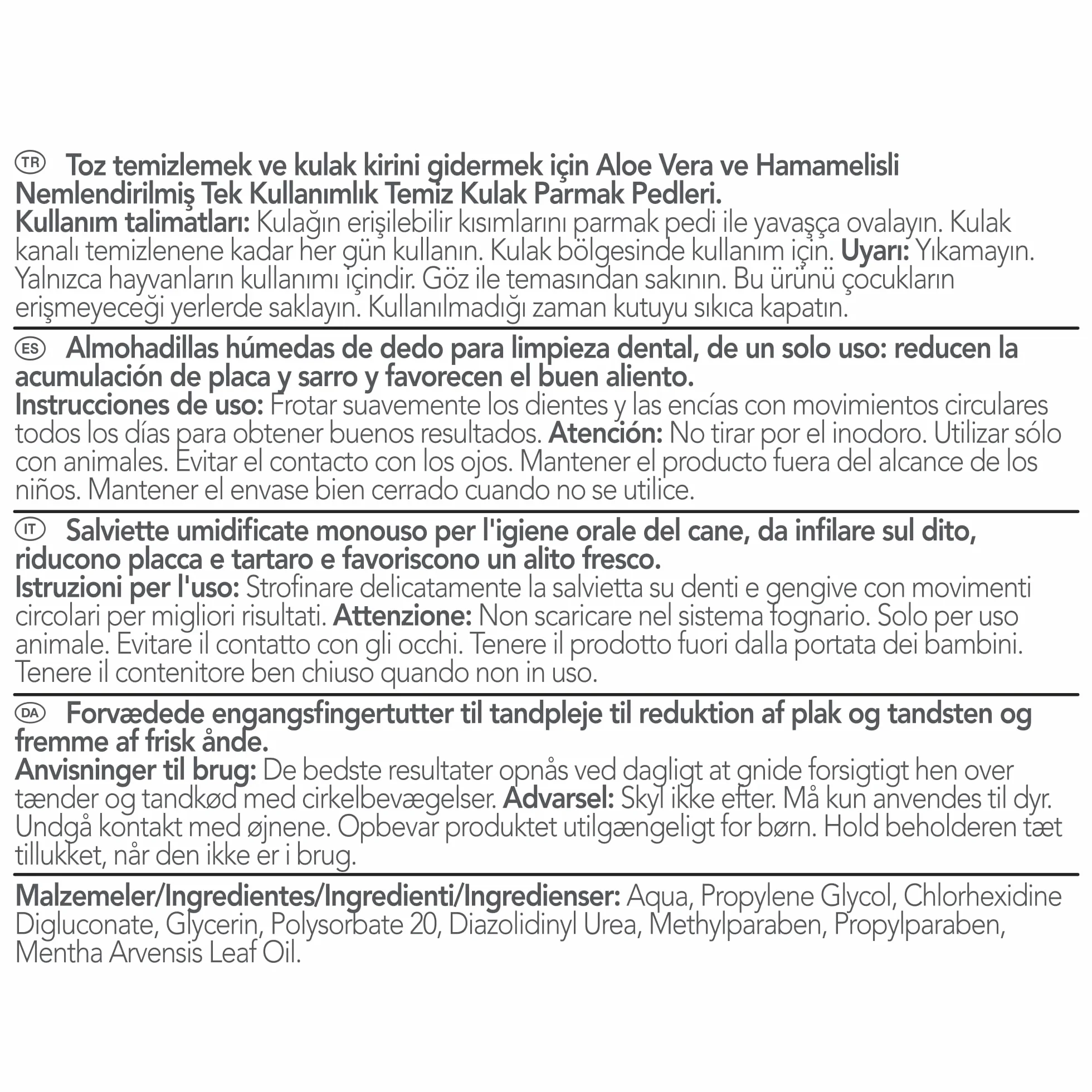 Vet's Best Salviette per la cura dei denti; riducono la placca e rinfrescano l'alito, salviette per la pulizia dentale di cani e gatti, 50 salviette monouso
