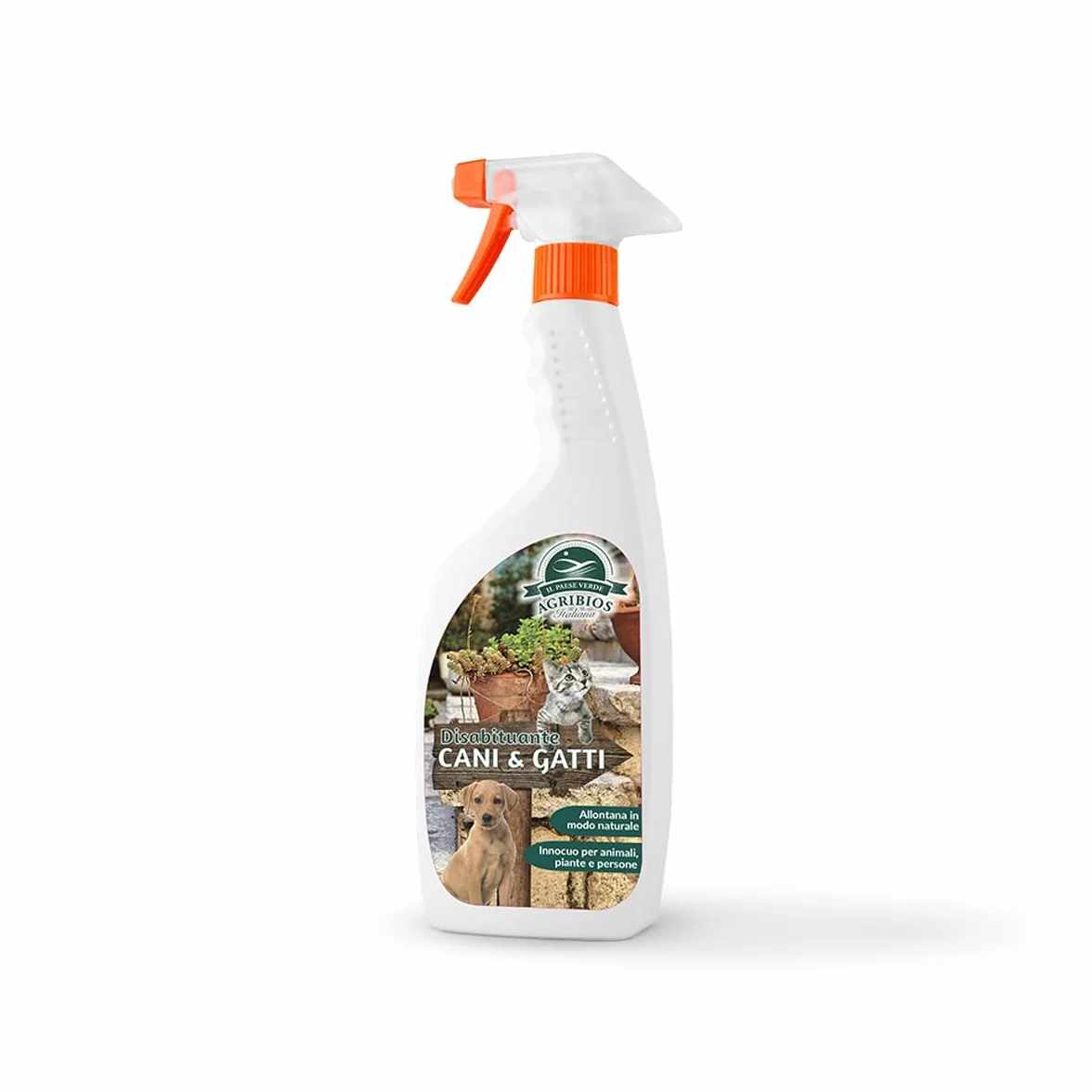 Il Paese Verde - Spray Disabituante Cani & Gatti - Repellente per Gatti - Repellente per Cani - A Base di Oli Essenziali - Innocuo per Animali, Persone e Piante
