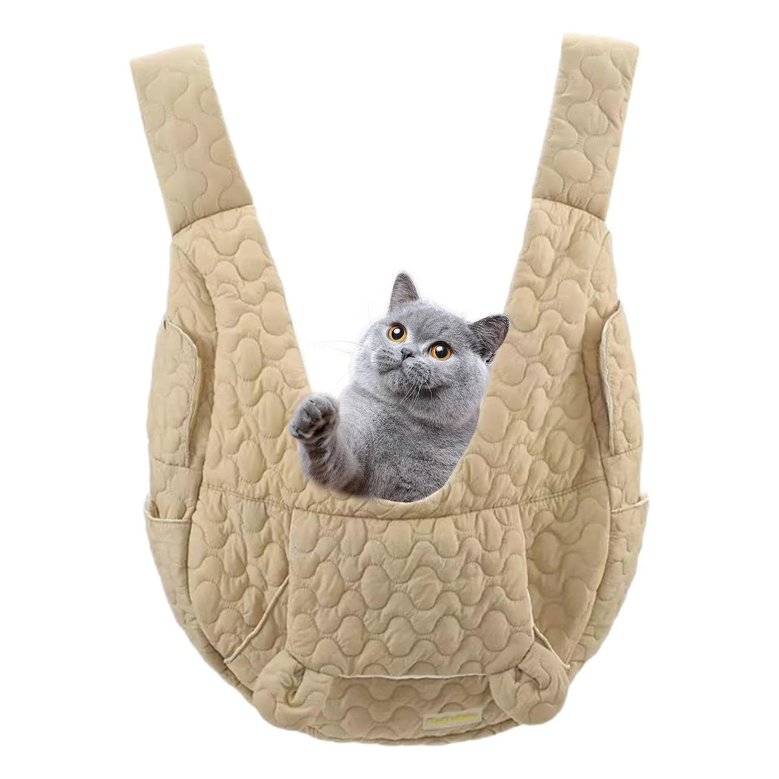 Zaino trasportino per animali domestici - Borsa da viaggio traspirante per cani e gatti | Leggera con più tasche di stoccaggio | e sicura per piccoli animali domestici di medie dimensioni che