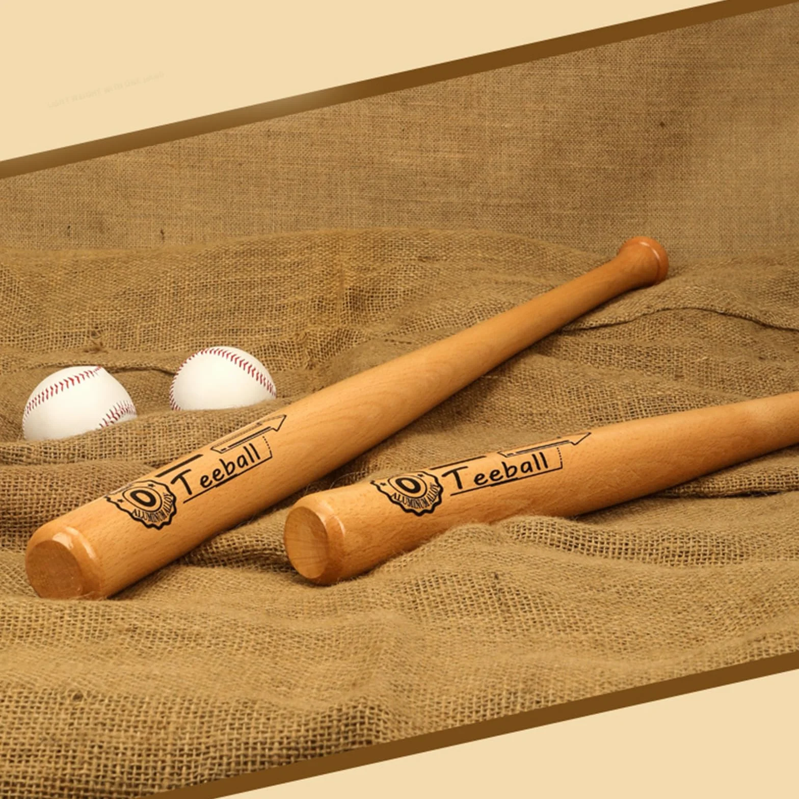 Mazza da Baseball in Legno Duro Professionista - Bastone per Allenamento e Competizione