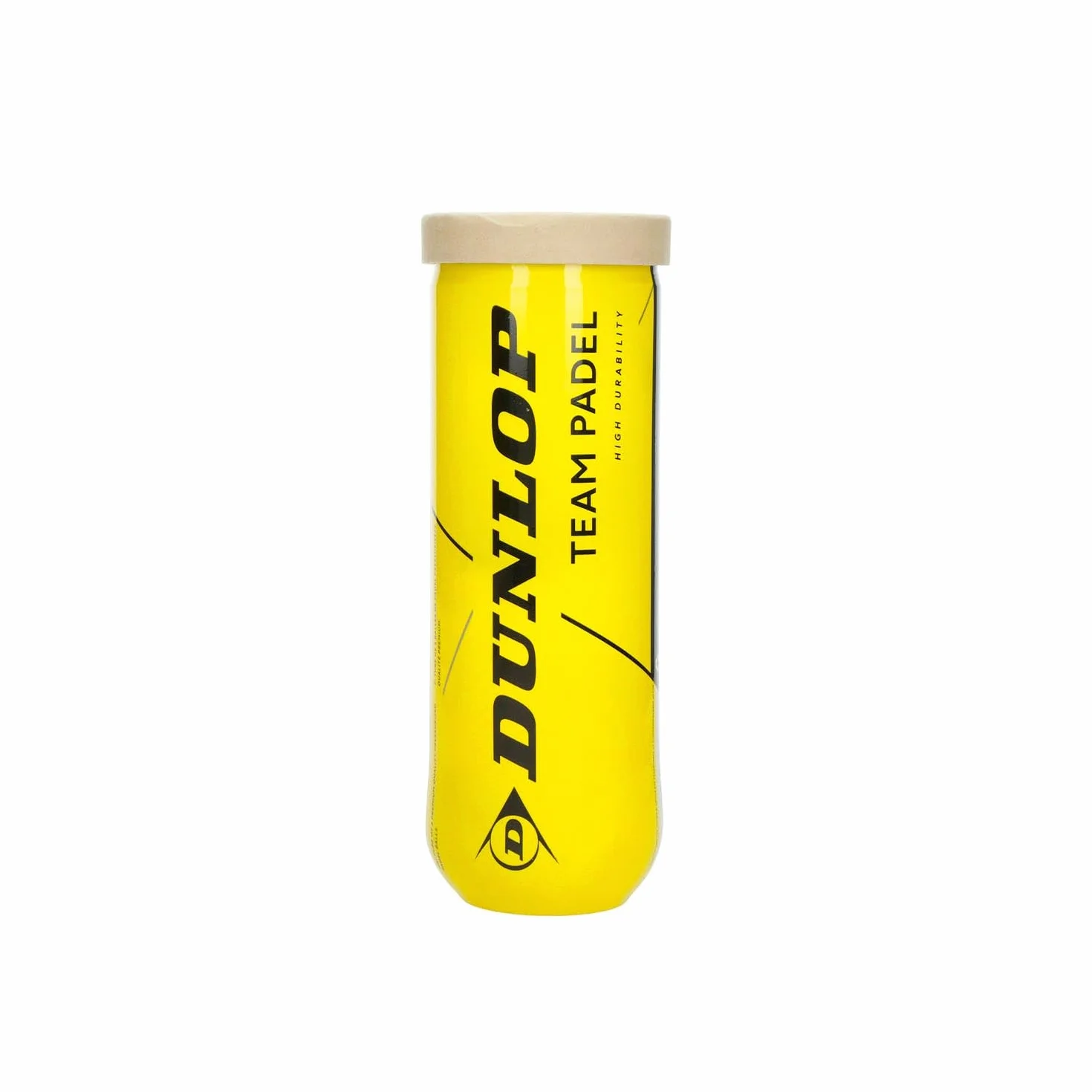 Dunlop Team Padel Balls Pack of 3 for Leisure and Training