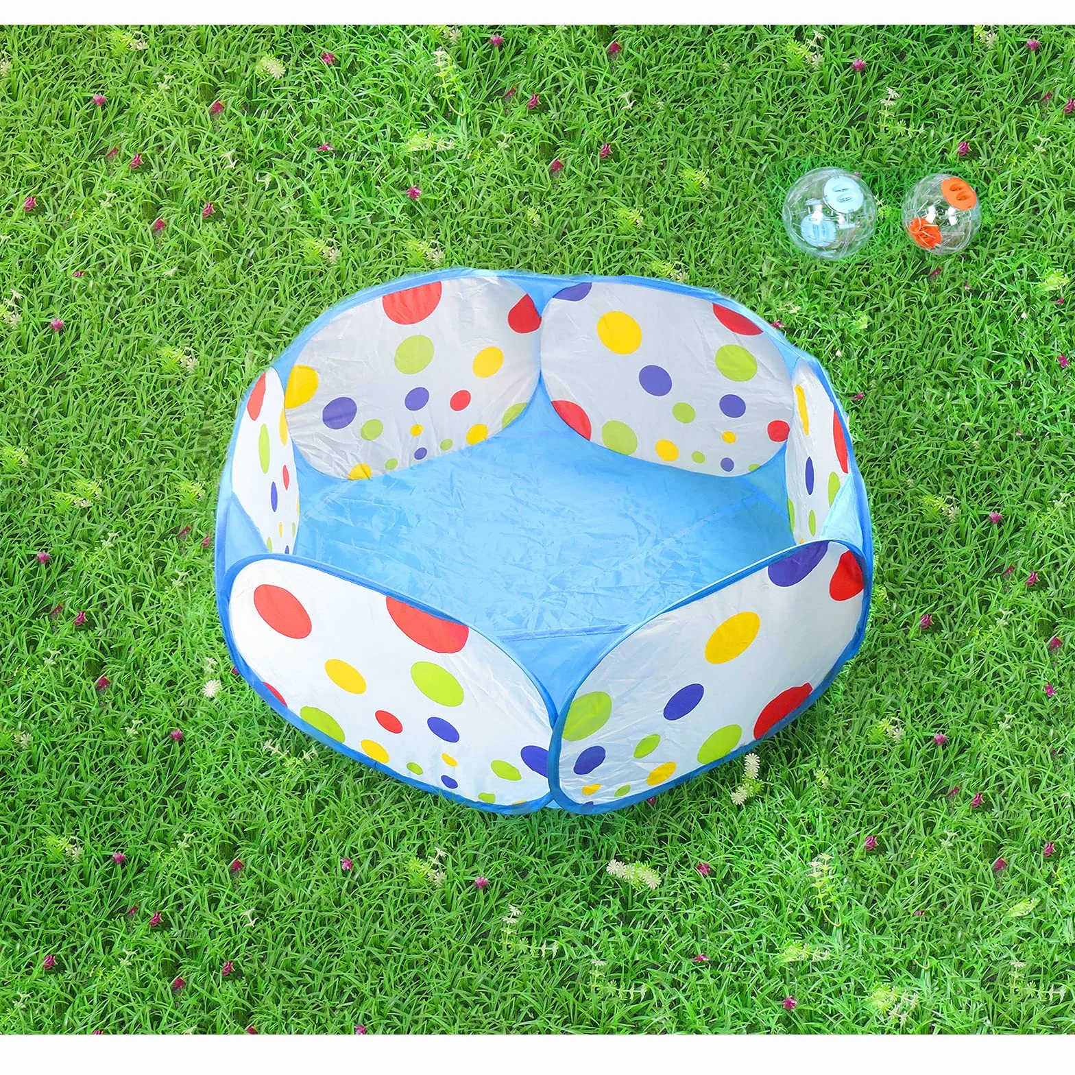 Andiker Recinto per Piccoli Animali, Portatile Recinzione per Esercizi all'Aperto Pop-Up Recinzioni, Recinto Pieghevole Tenda per Porcellini d'India, Criceti, Cincillà, Ricci e Conigli (Blu)