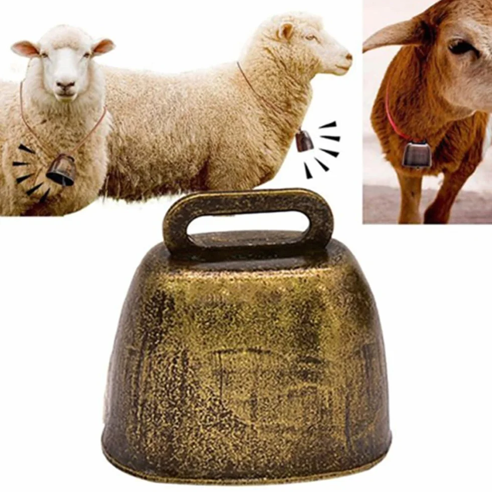 3 Pezzi campane in rame, campana anti-smarrimento, Campane in Metallo Antico, Ottone, per Animali Domestici, Campanelli Antifurto