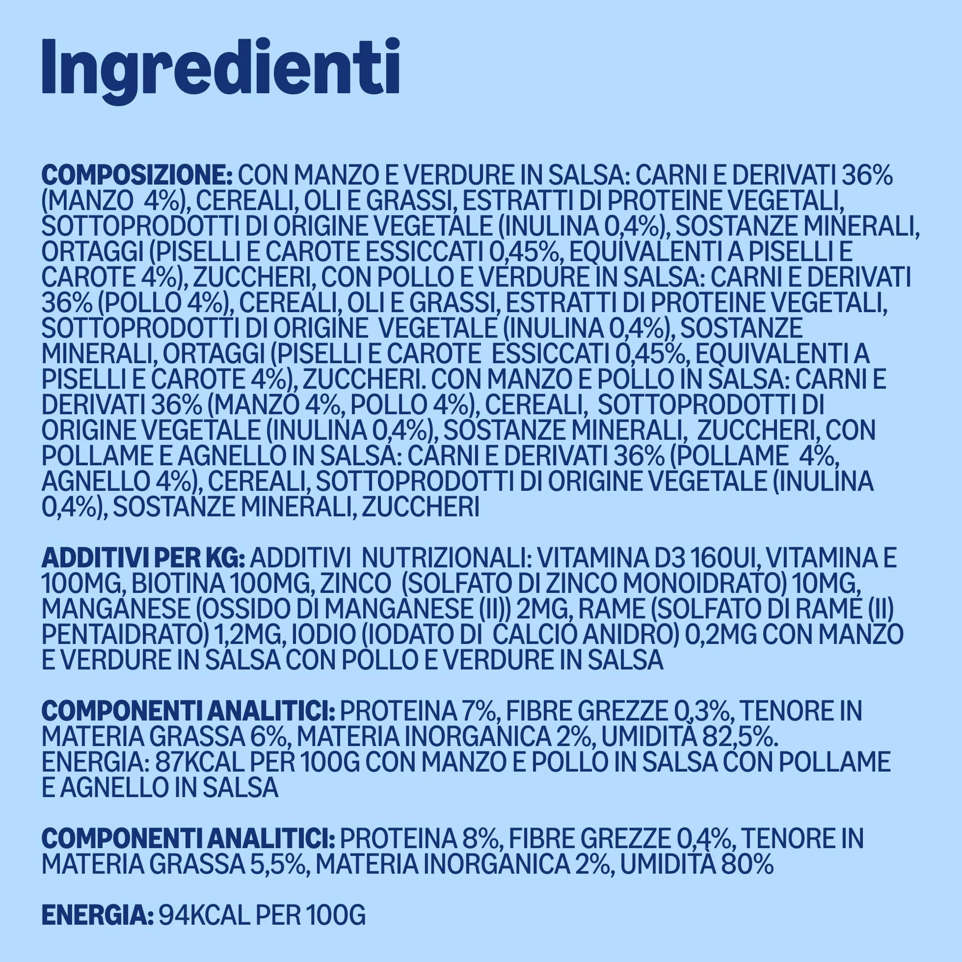 Alimento completo per cani adulti by Amazon, Selezione di carne in salsa, 4.8 kg, 48 confezioni da 100g