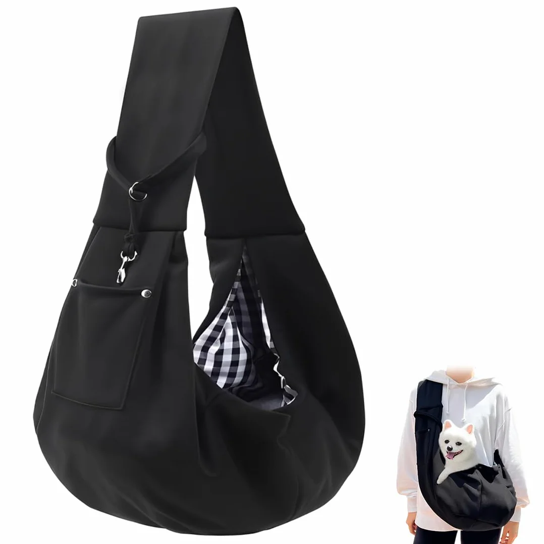 Borsa da Viaggio per Cani, Regolabile Borsa da Viaggio per Cani Piccola, per Cane/Gatto Fino a 7.5 KG, per Viaggio, Ciclismo, Passeggiata
