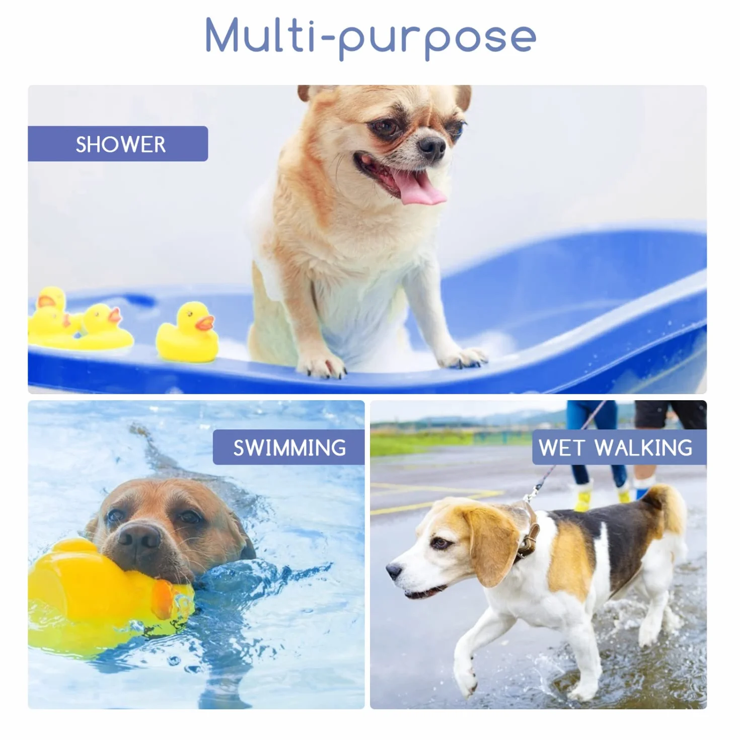 Nobleza Accappatoio per Cani e Gatti in Microfibra con Velcro, Super Assorbente, Asciugatura Rapida, Cinque Taglie, Morbido Asciugamano per Cani (XL)